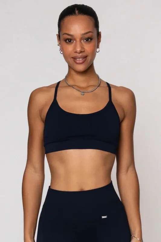 Wave Sports Bra Navy sold by Ivalo.com