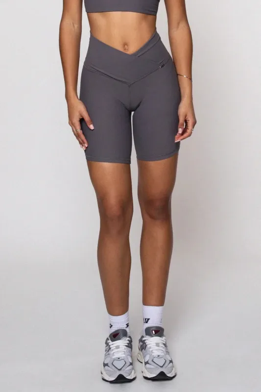 West Biker Shorts Stone Grey sold by Ivalo.com