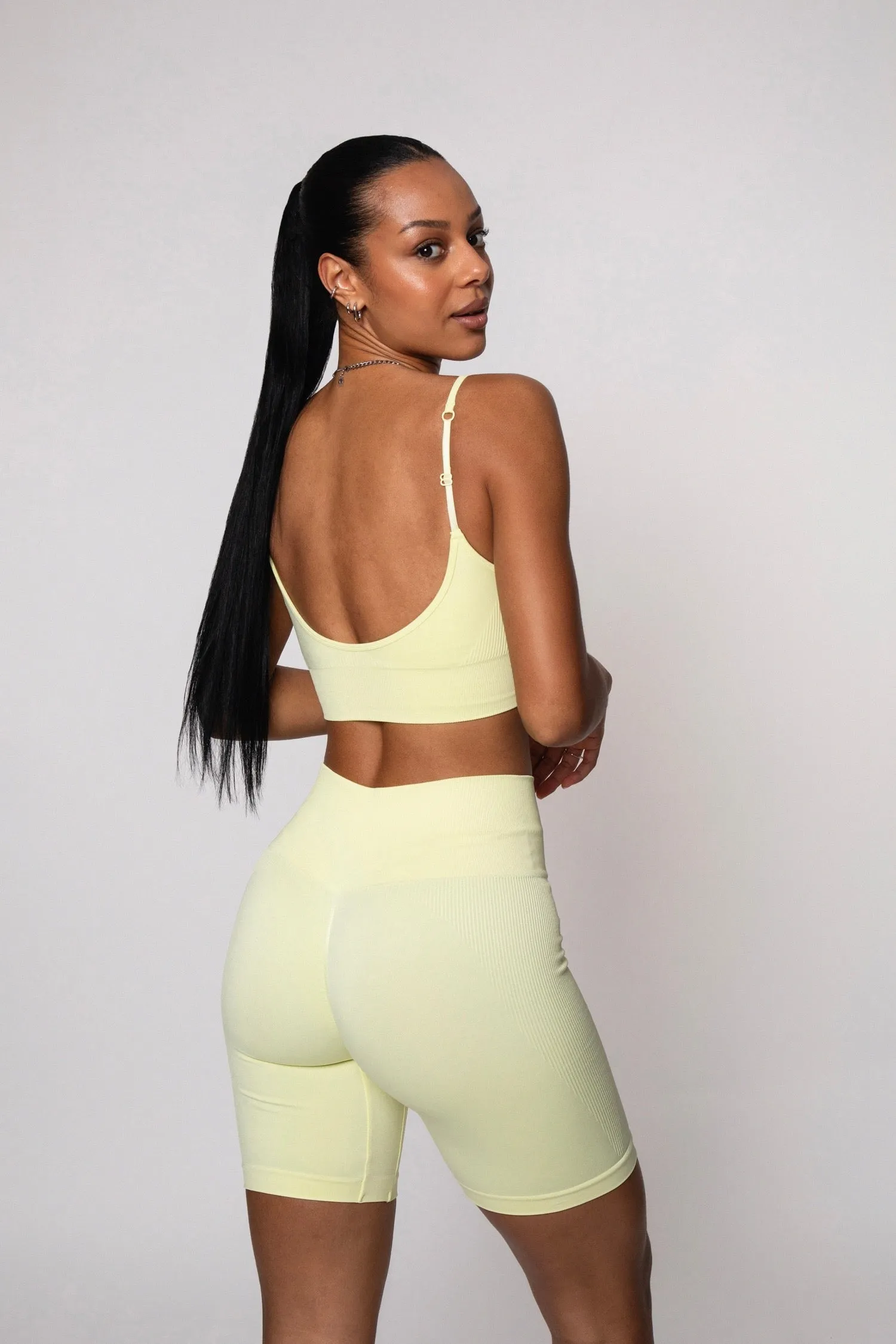 Bliss Push-Up Biker Shorts Butter Yellow sold by Ivalo.com product image thumbnail 3