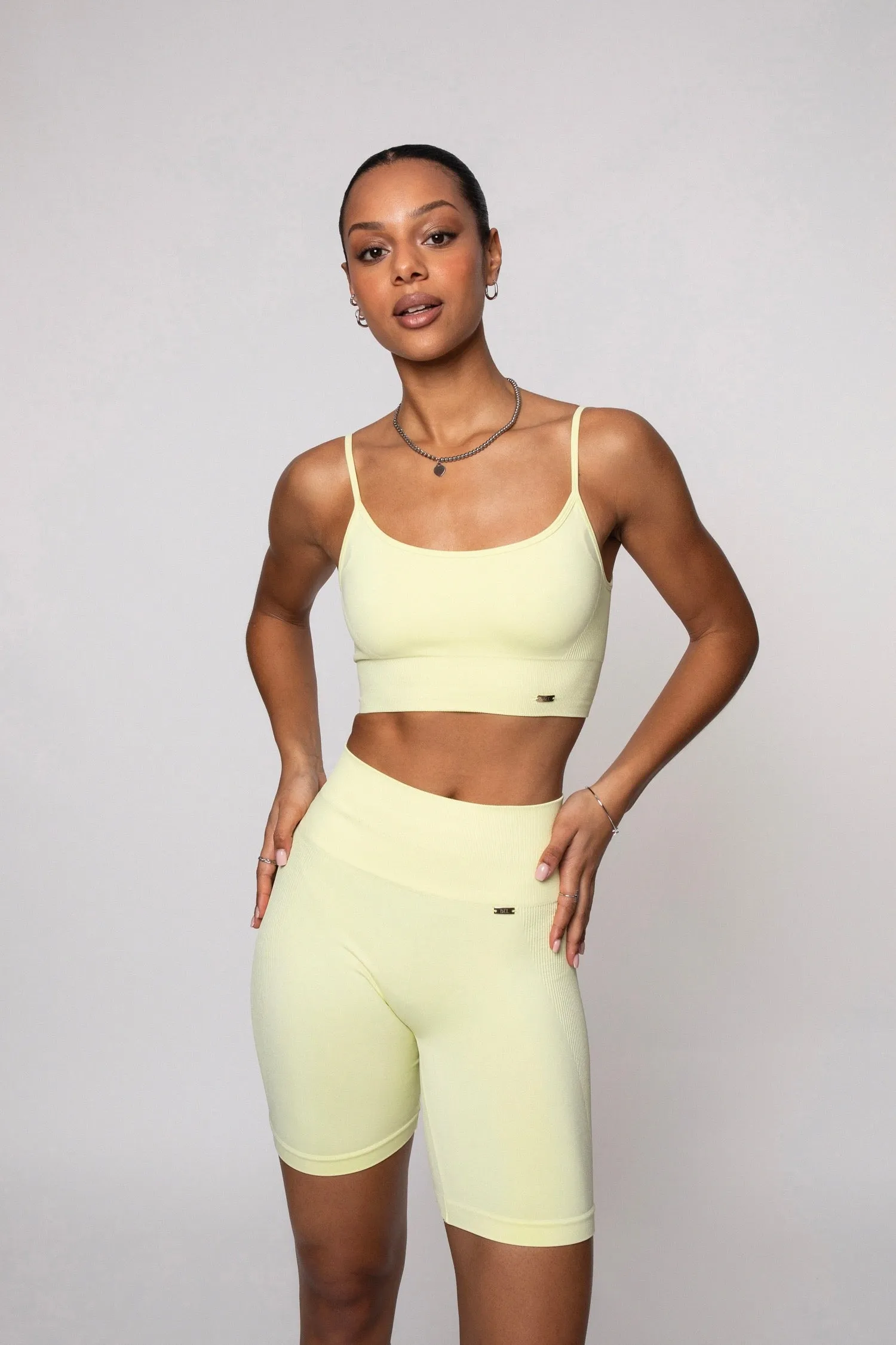 Bliss Push-Up Biker Shorts Butter Yellow sold by Ivalo.com product image thumbnail 4