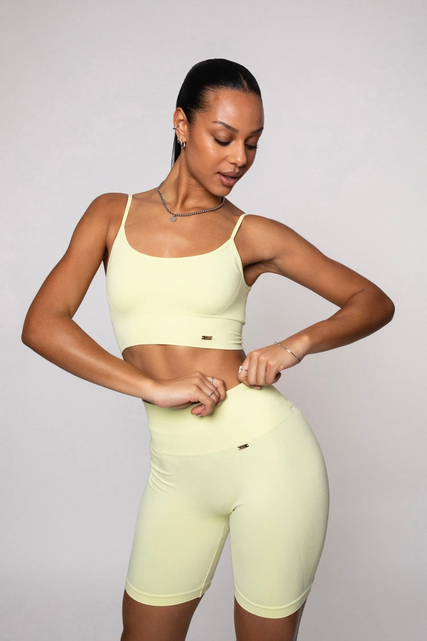 Bliss Push-Up Biker Shorts Butter Yellow sold by Ivalo.com product image thumbnail 5