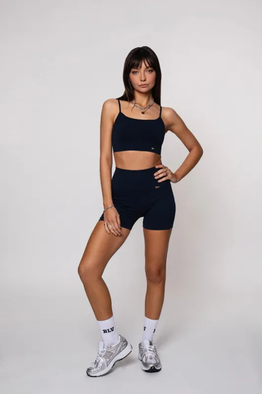 Short Bliss Push-Up Biker Shorts Navy sold by Ivalo.com
