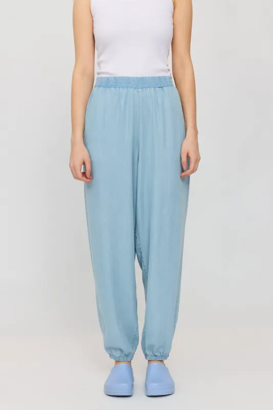 Denim Parachute Pants sold by Ivalo.com