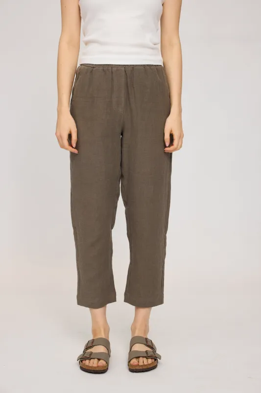 Straight Leg Linen Pants sold by Ivalo.com