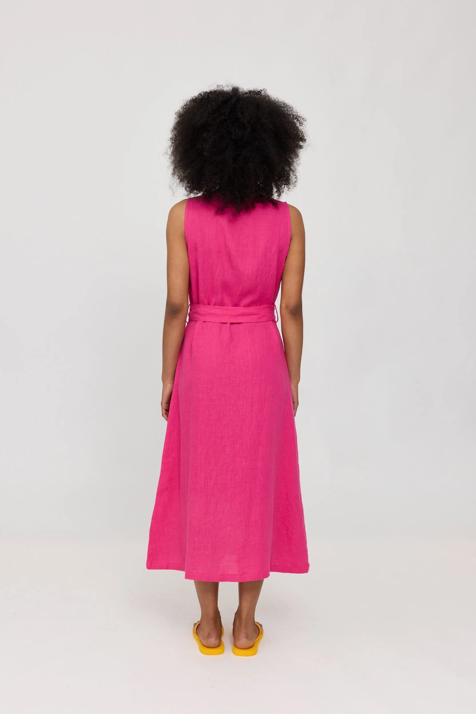 Sleeveless Linen Maxi Dress sold by Ivalo.com product image thumbnail 2