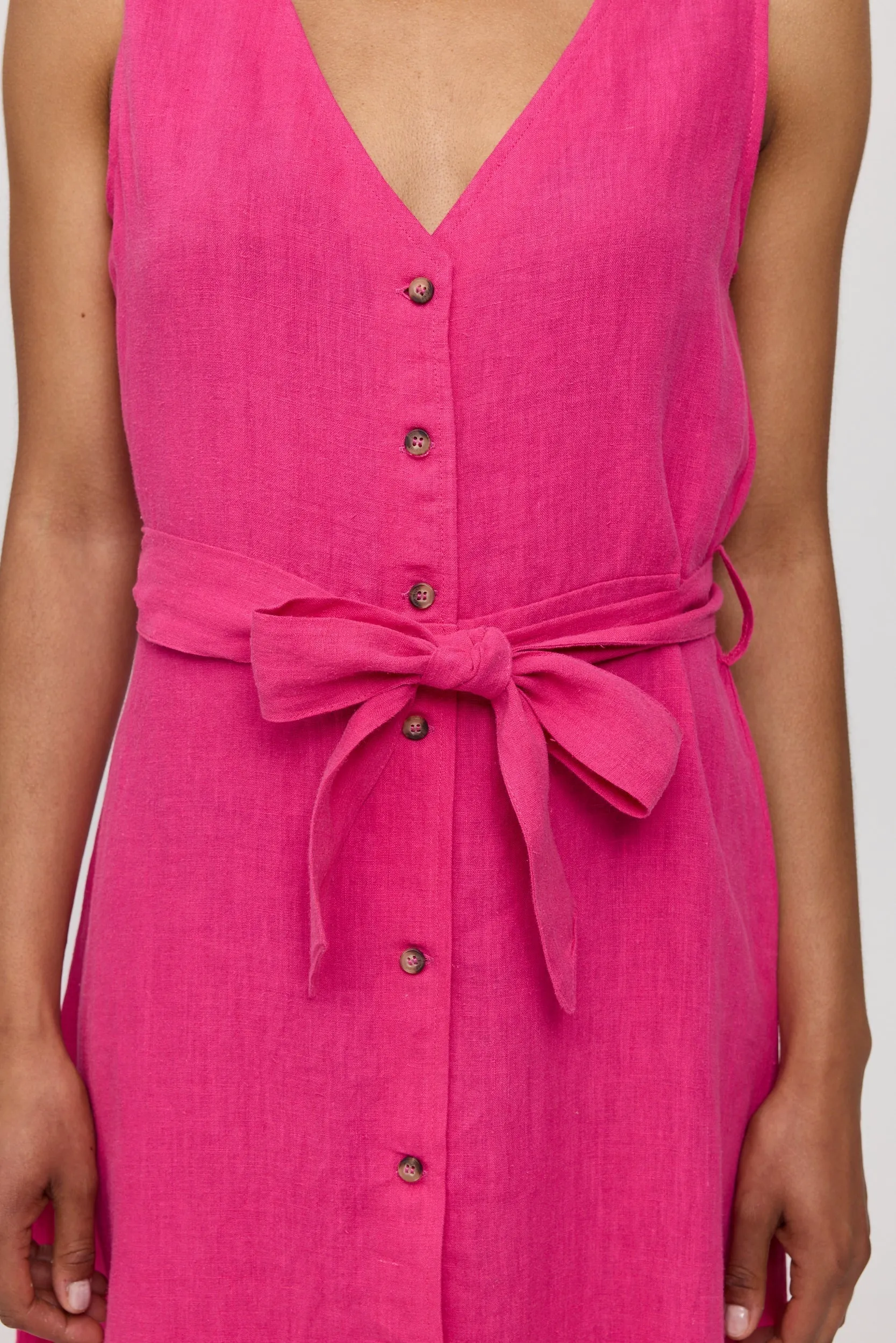 Sleeveless Linen Maxi Dress sold by Ivalo.com product image thumbnail 3