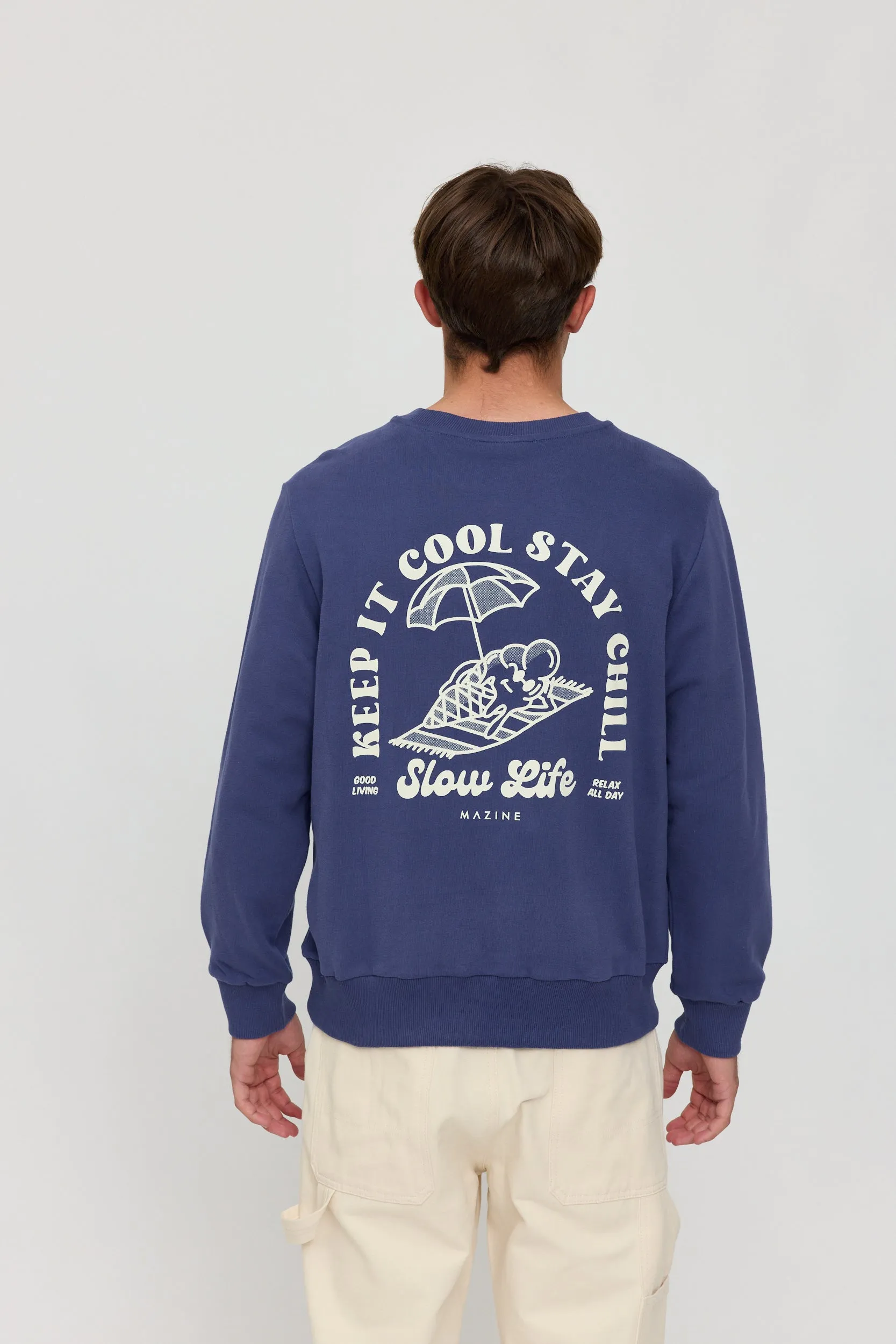 Men's Back Print Sweatshirt sold by Ivalo.com product image thumbnail 2
