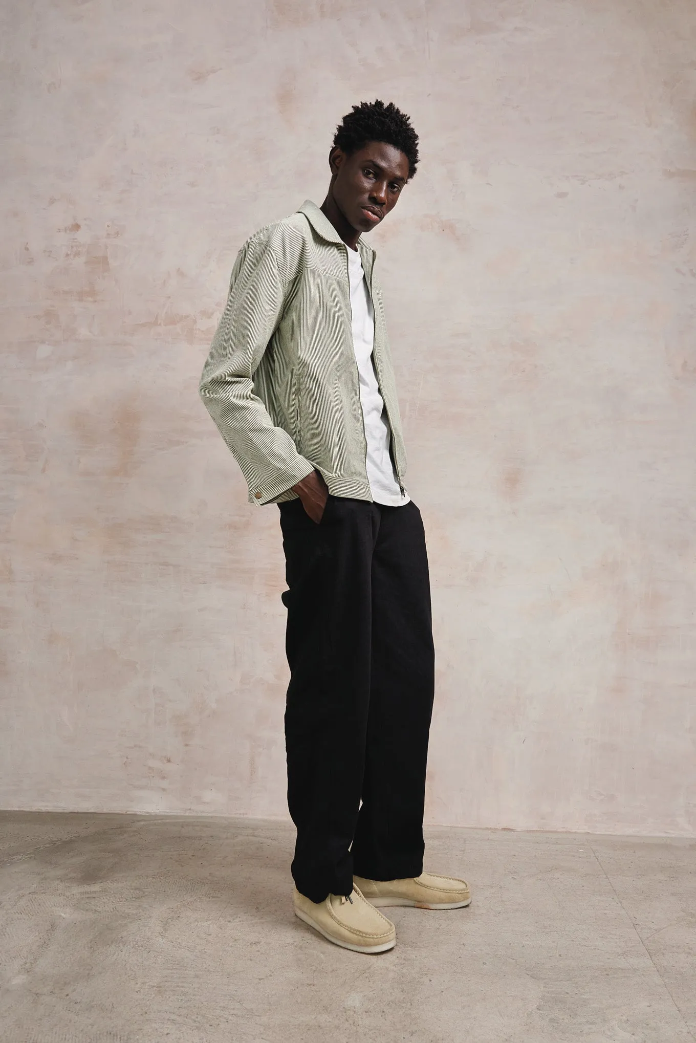 Makulu Linen/Cotton Trousers Black sold by Ivalo.com