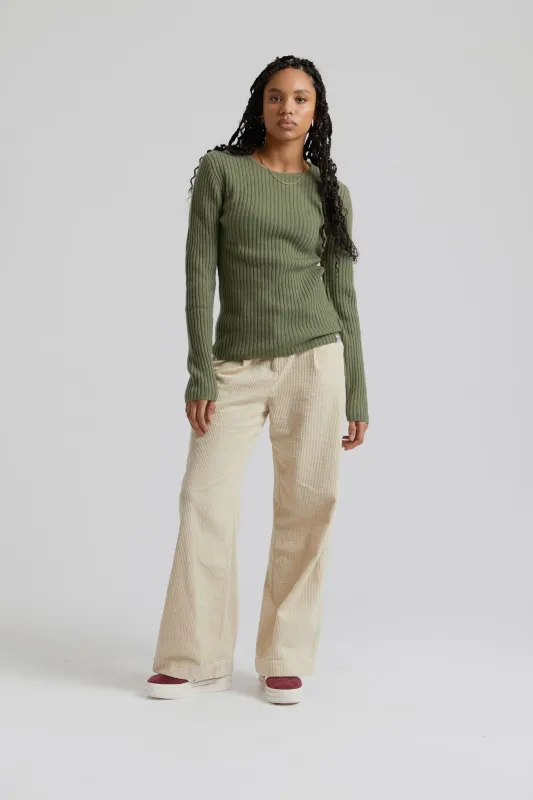 Tiger Cotton Cord Trouser Winter White sold by Ivalo.com