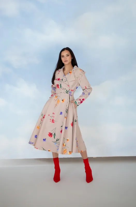 Spring Bloom Raincoat Beige sold by Ivalo.com