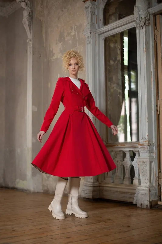 Queen of Hearts Raincoat Red sold by Ivalo.com