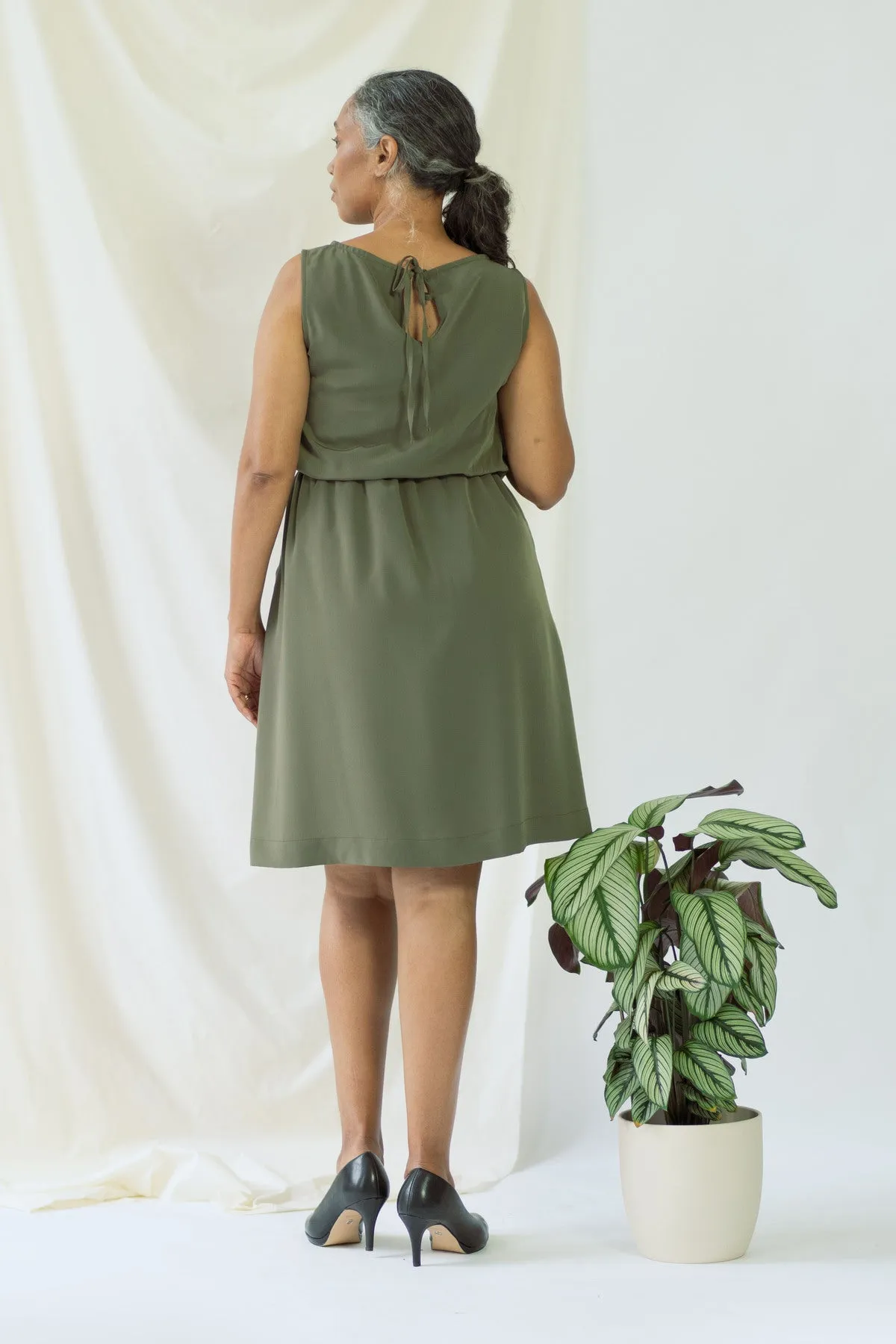 Bella Dress Olive Green sold by Ivalo.com product image thumbnail 2