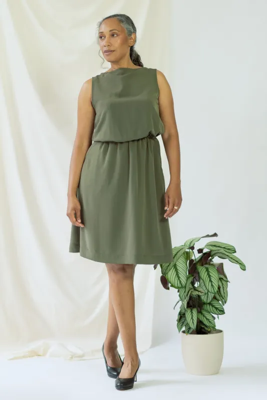 Bella Dress Olive Green sold by Ivalo.com