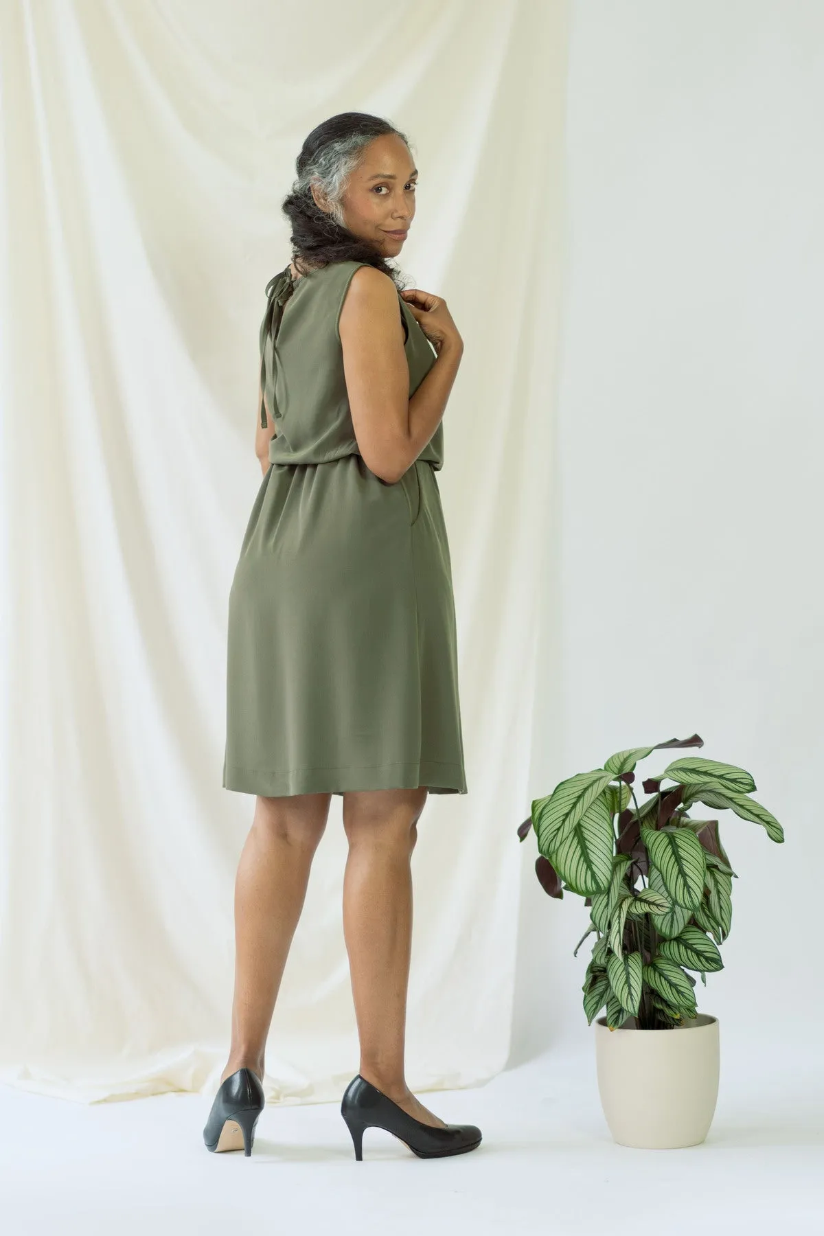 Bella Dress Olive Green sold by Ivalo.com product image thumbnail 5