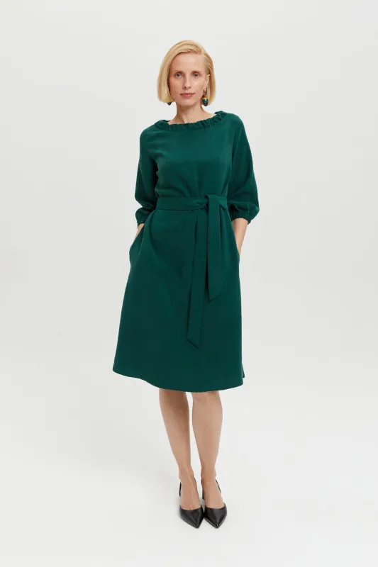 Celine Dress Dark Green sold by Ivalo.com