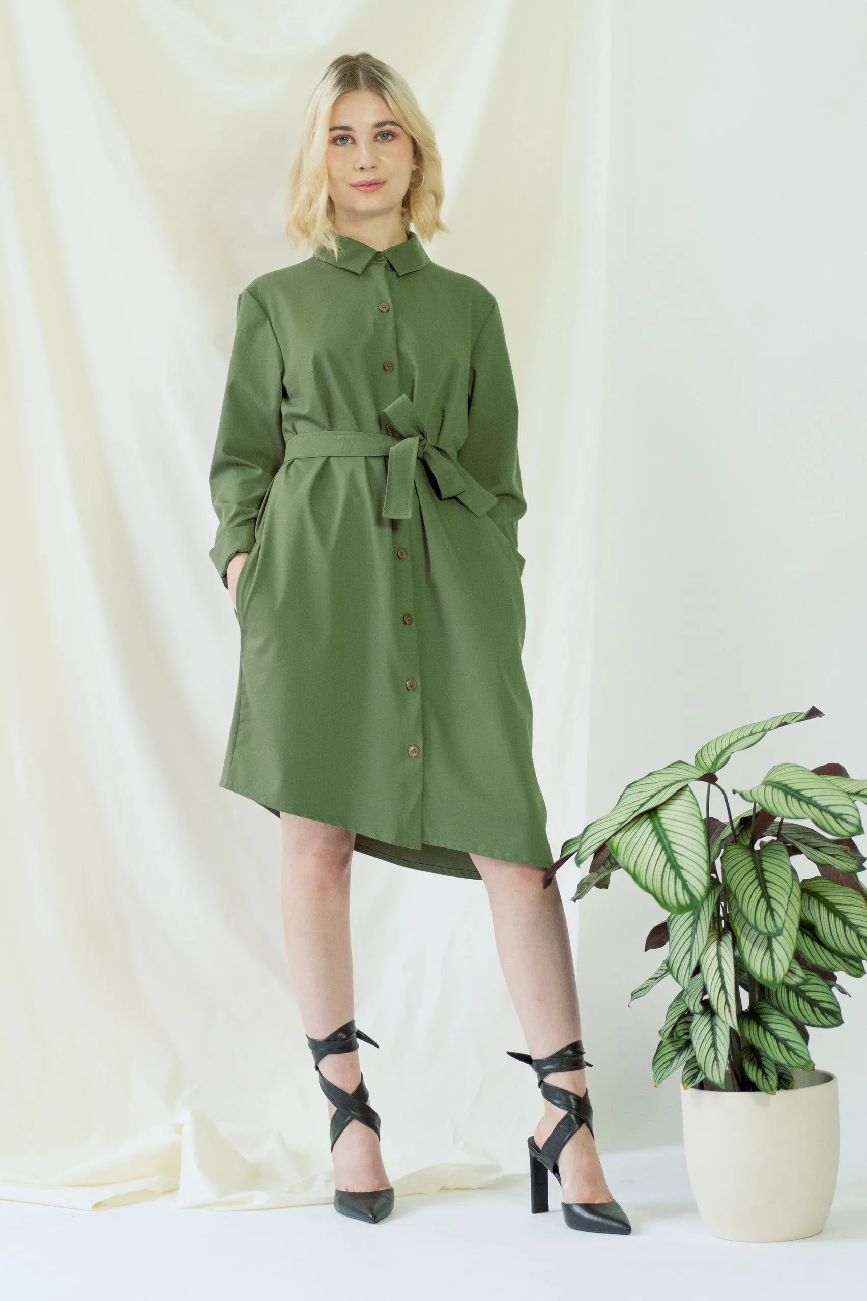 Zabel Dress Olive Green sold by Ivalo.com product image thumbnail 3