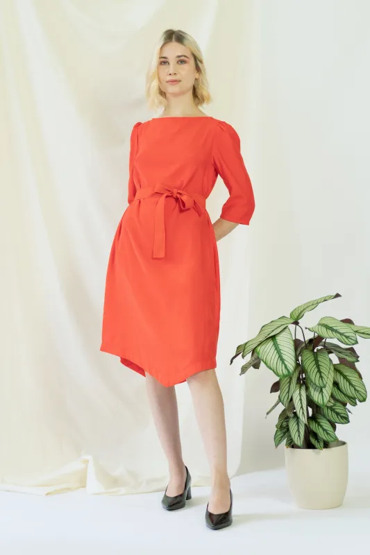 Teresa Dress Coral sold by Ivalo.com