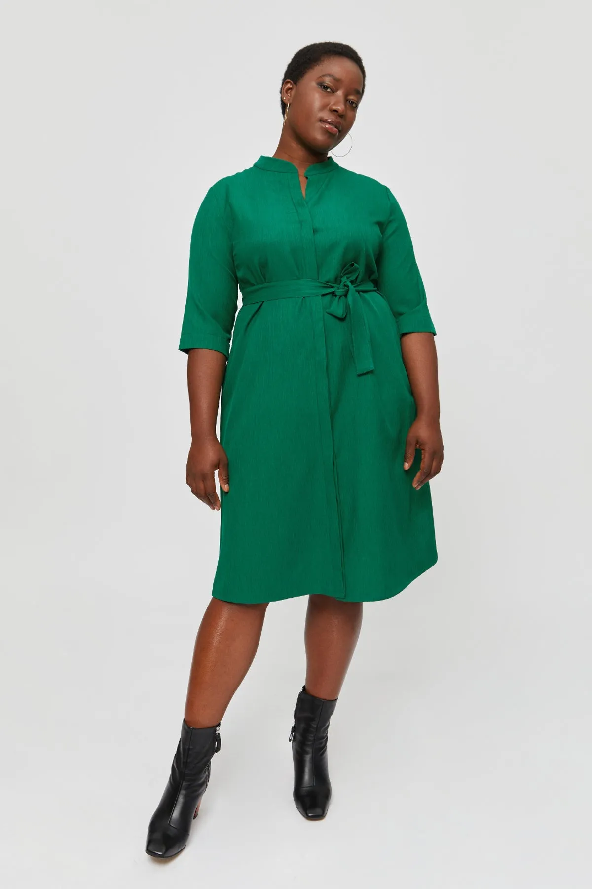 Lidia Shirt Dress Green sold by Ivalo.com