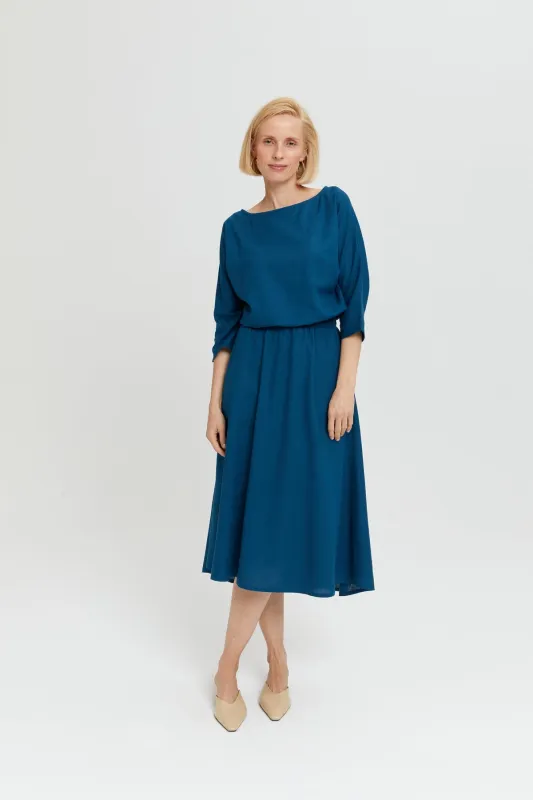 Nane Dress Petrol Blue sold by Ivalo.com
