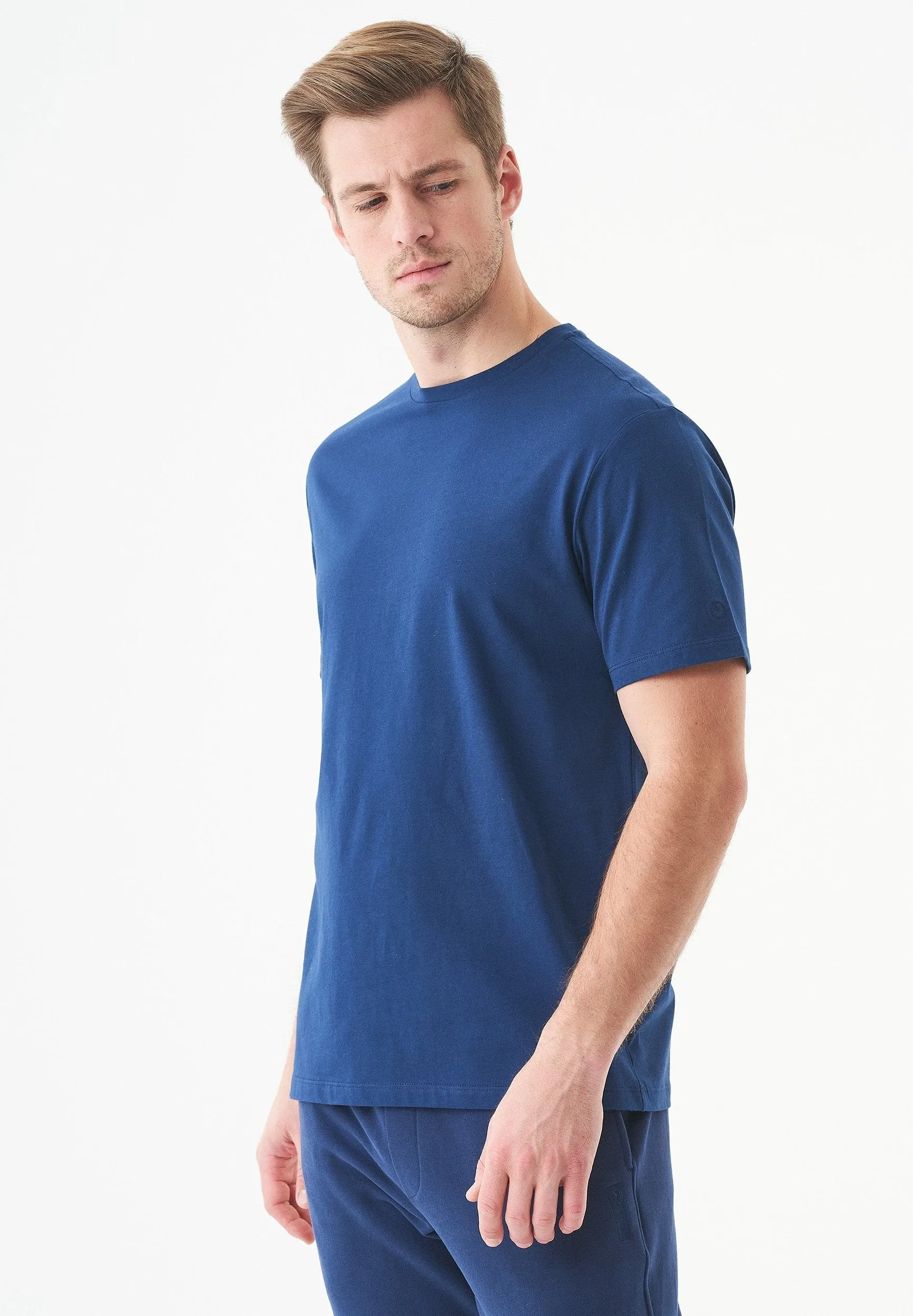 Tillo Unisex Basic Organic Cotton T-Shirt Navy sold by Ivalo.com product image thumbnail 4