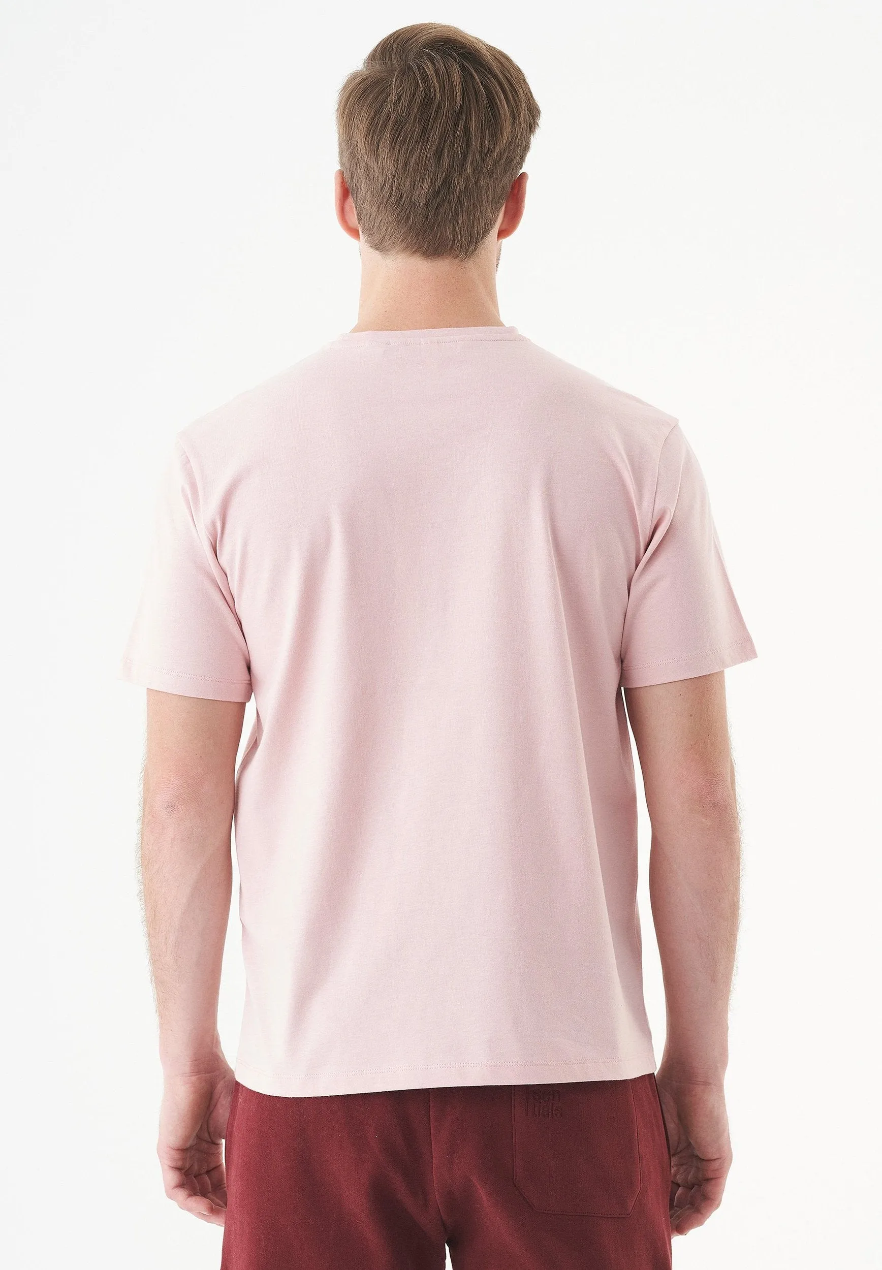 Tillo Unisex Basic Organic Cotton T-Shirt Dusty Pink sold by Ivalo.com product image thumbnail 5