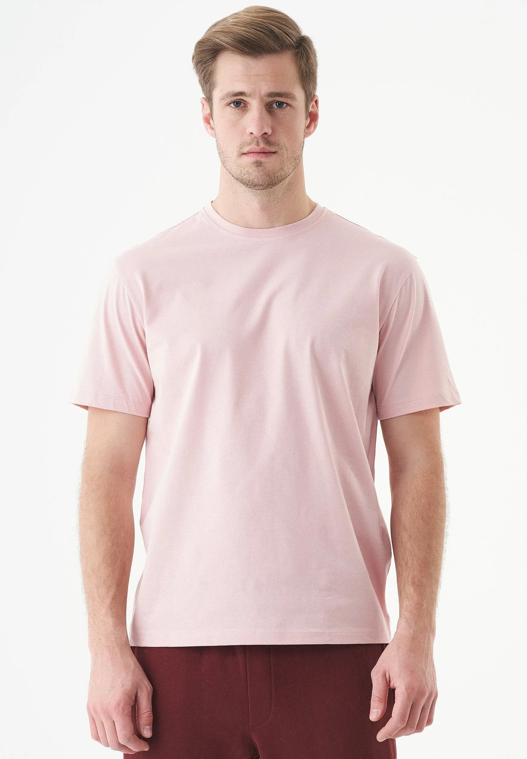 Tillo Unisex Basic Organic Cotton T-Shirt Dusty Pink sold by Ivalo.com