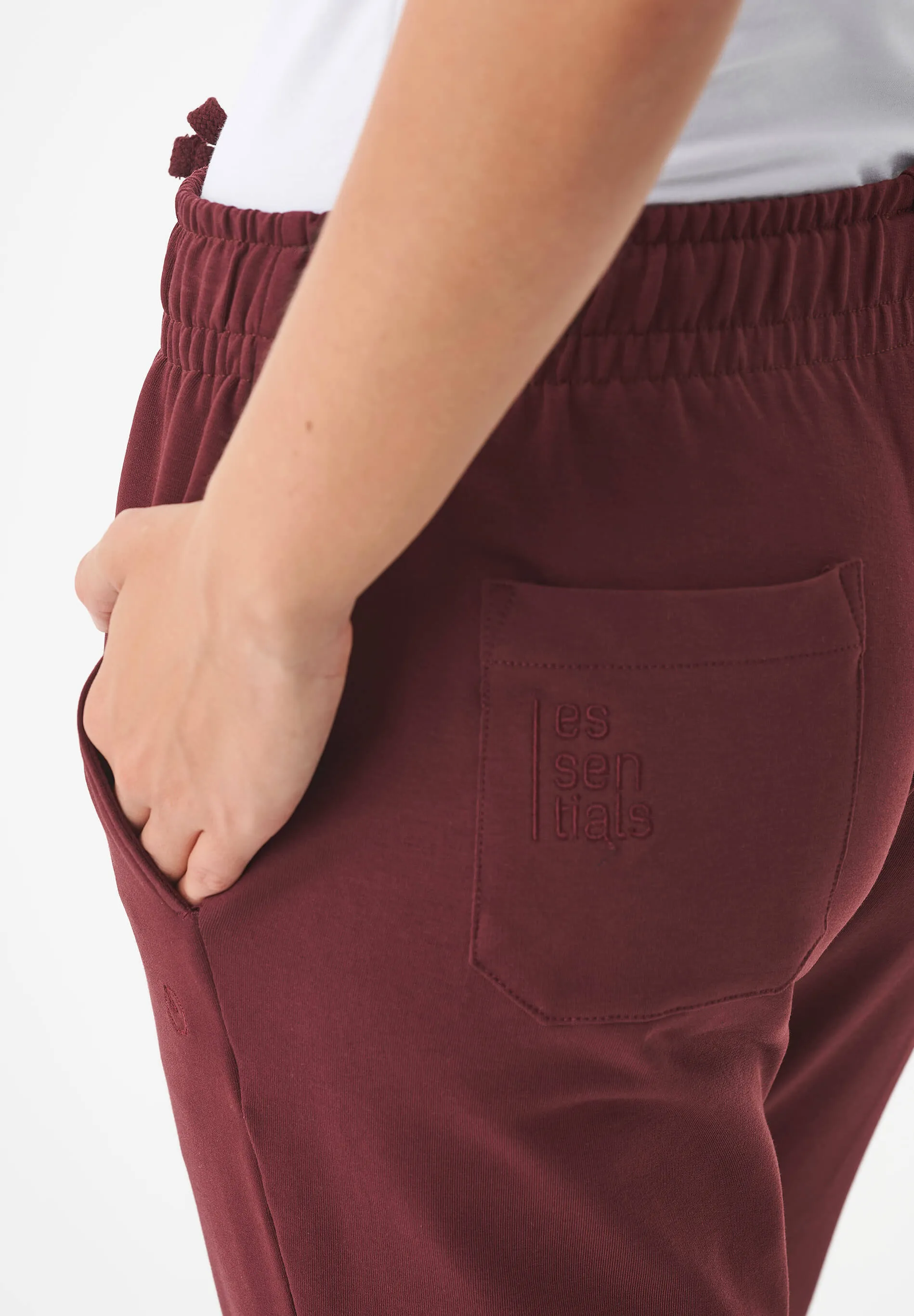 Parrla Light Organic Cotton Sweatpants Bordeaux sold by Ivalo.com product image thumbnail 5