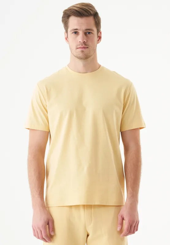 Tillo Unisex Basic Organic Cotton T-Shirt Soft Yellow sold by Ivalo.com