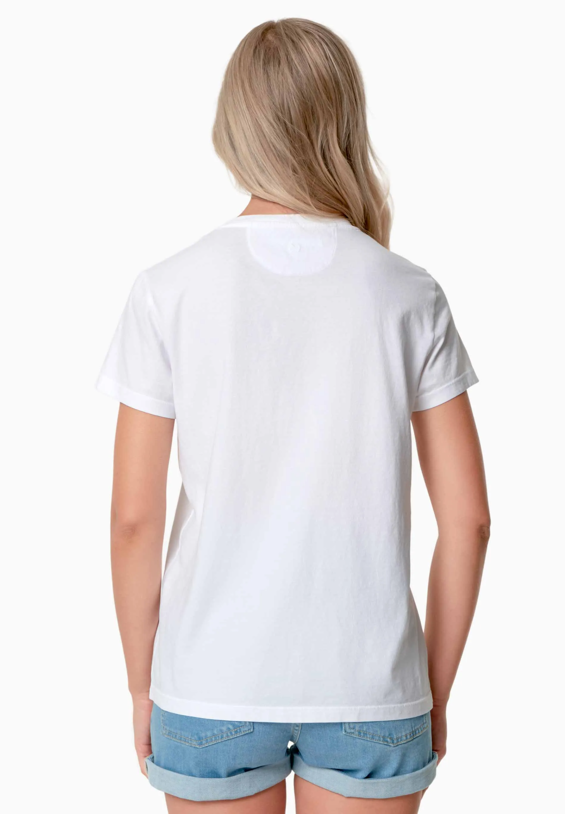Tessa Basic V-Neck T-Shirt White sold by Ivalo.com product image thumbnail 4