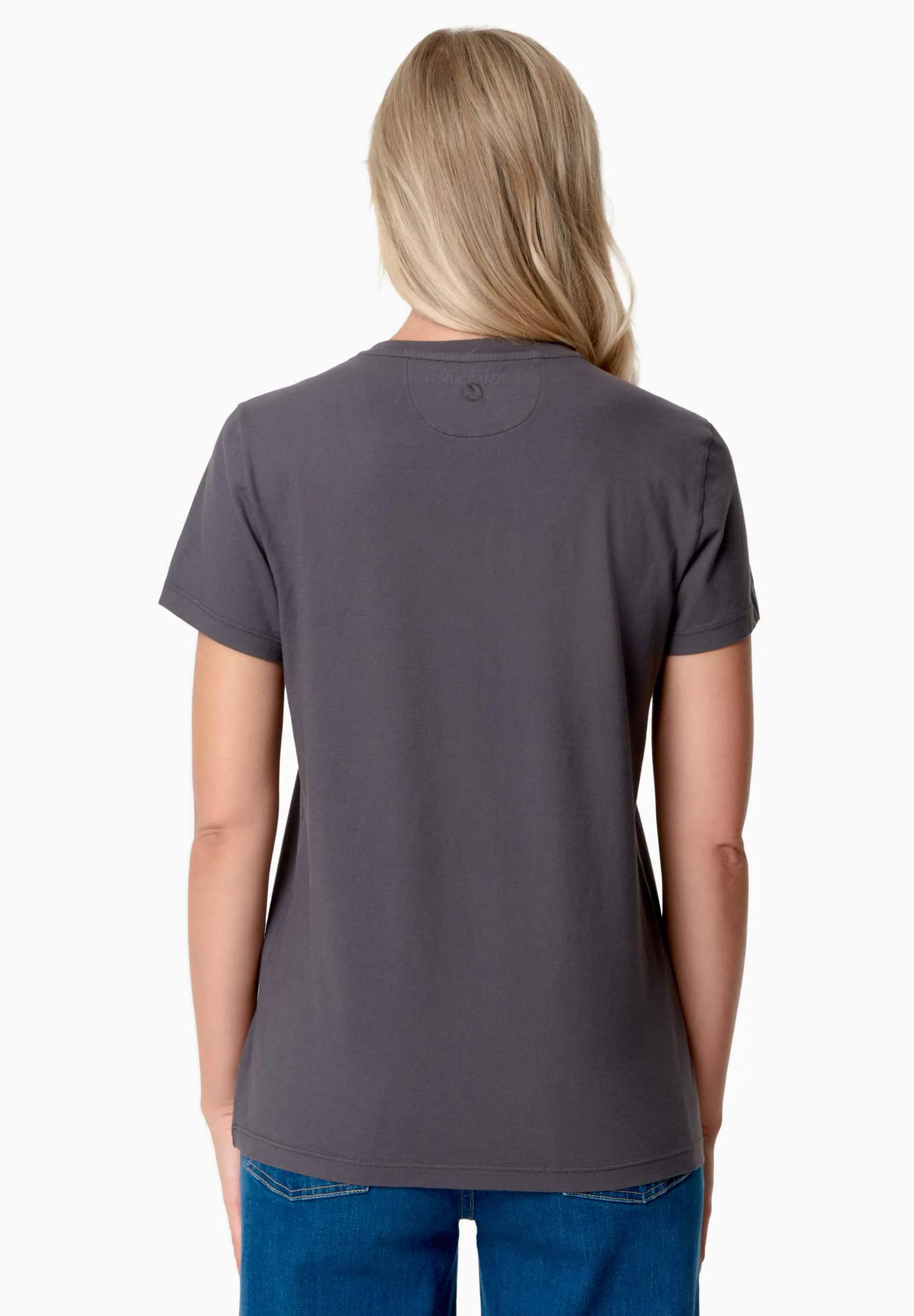 Tessa Basic V-Neck T-Shirt Shadow Grey sold by Ivalo.com product image thumbnail 4