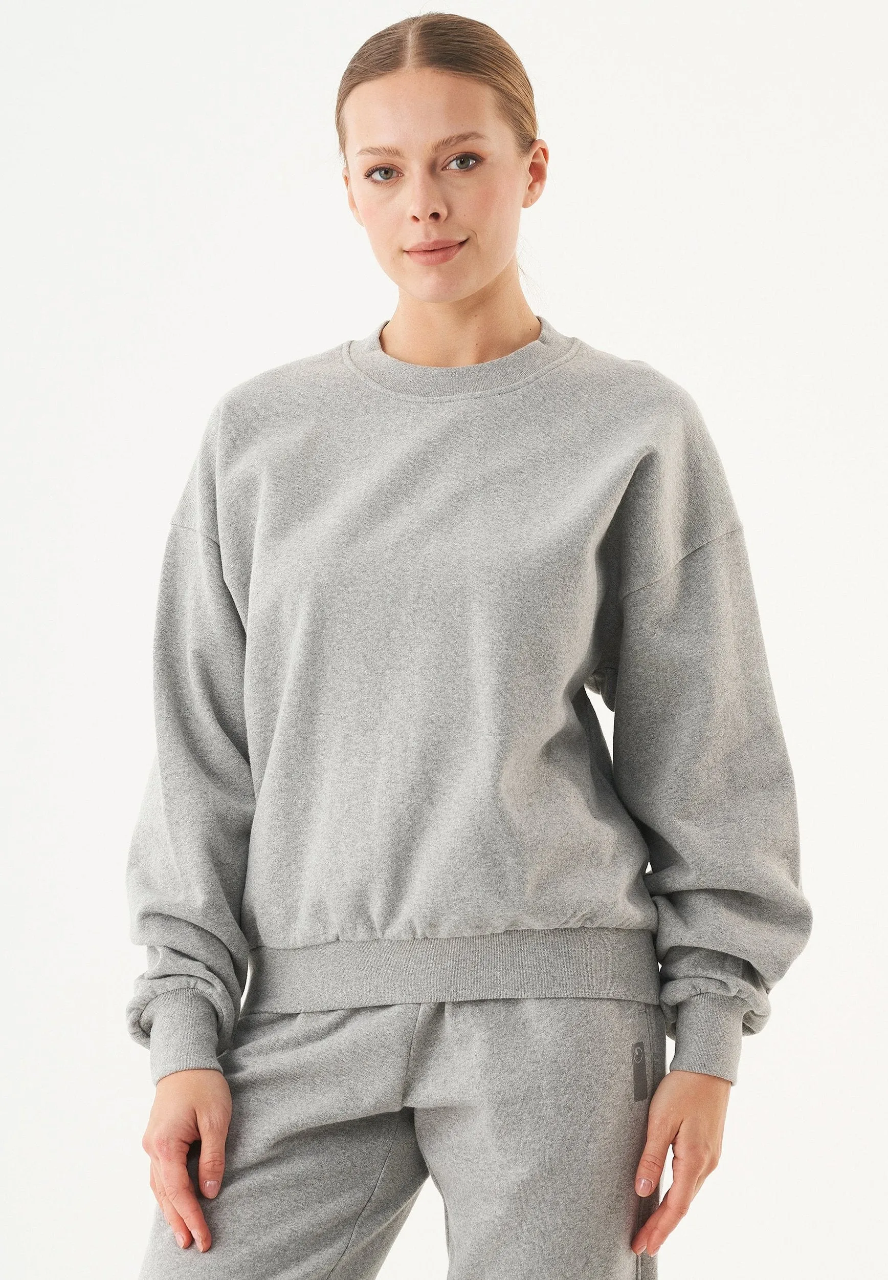 Buket Soft Touch Organic Cotton Sweatshirt Grey Melange sold by Ivalo.com product image thumbnail 4