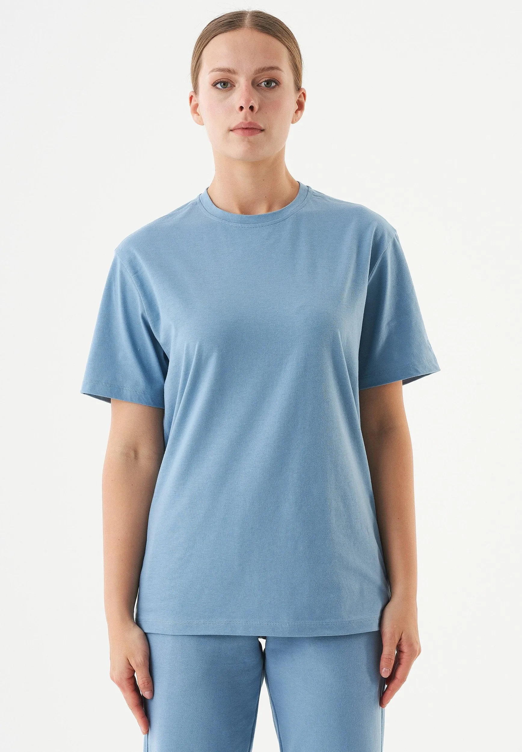 Tillo Unisex Basic Organic Cotton T-Shirt Steel Blue sold by Ivalo.com product image thumbnail 2