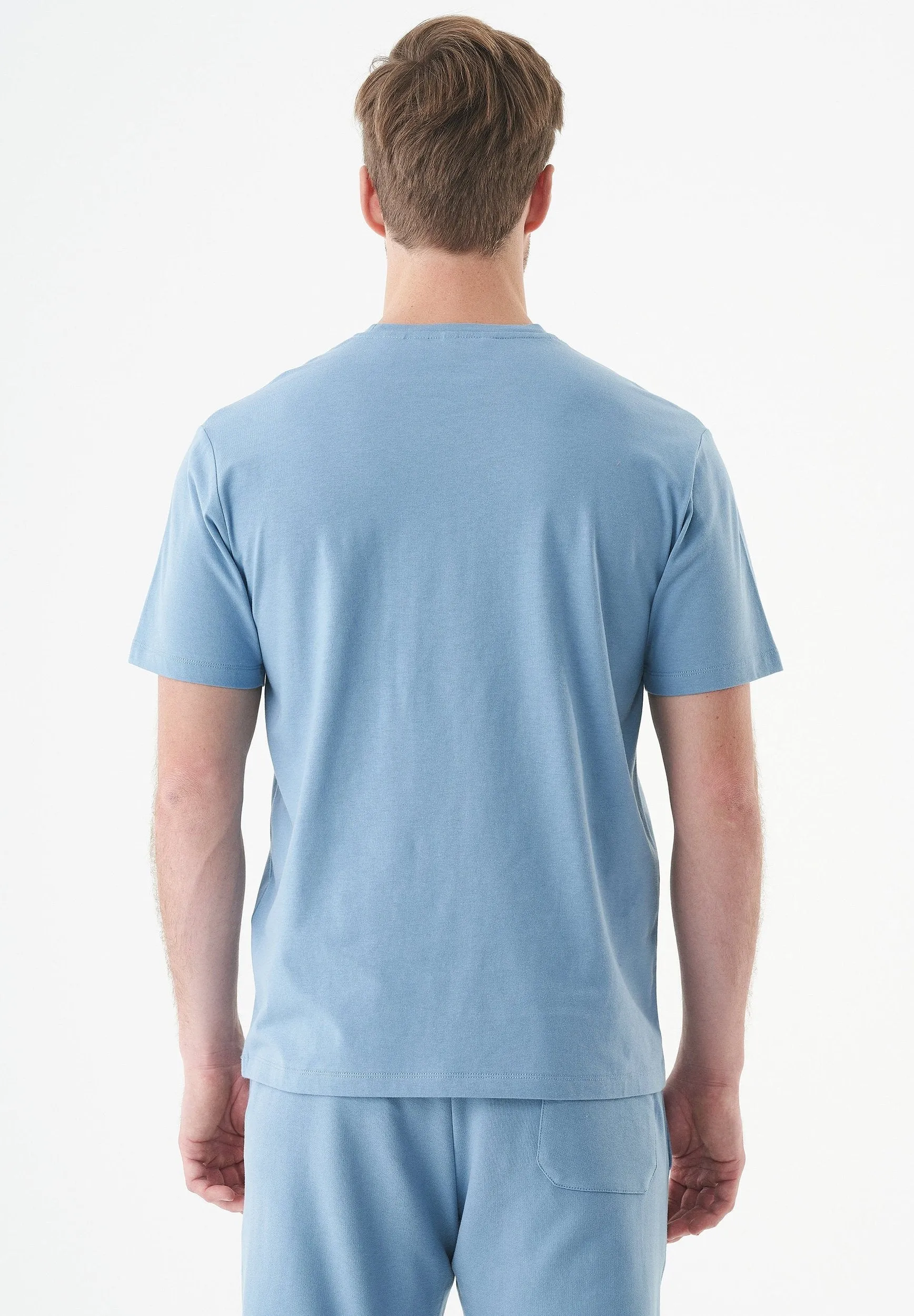 Tillo Unisex Basic Organic Cotton T-Shirt Steel Blue sold by Ivalo.com product image thumbnail 5