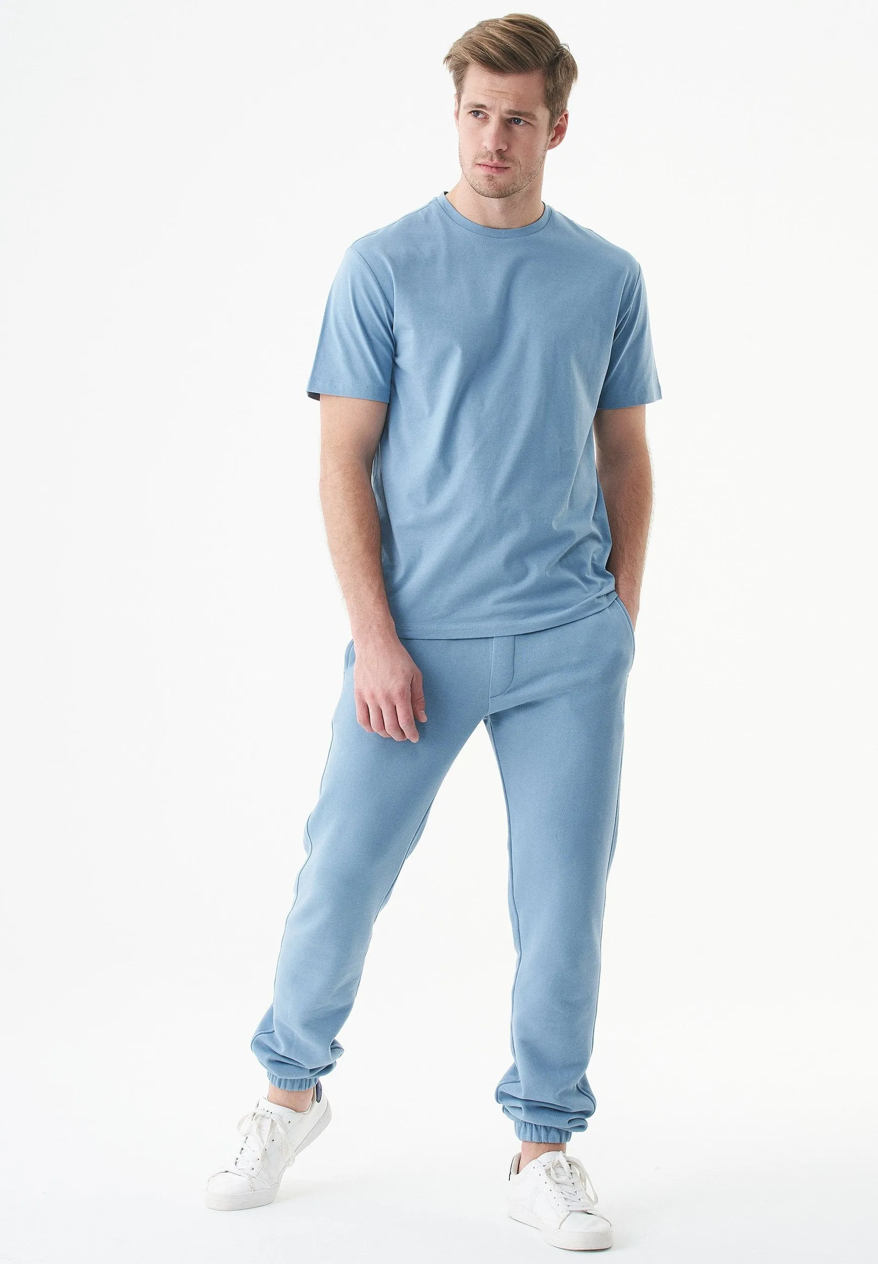 Tillo Unisex Basic Organic Cotton T-Shirt Steel Blue sold by Ivalo.com product image thumbnail 4