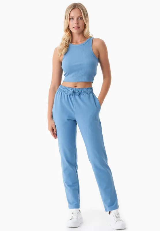Parrla Light Organic Cotton Sweatpants Blue Fog sold by Ivalo.com