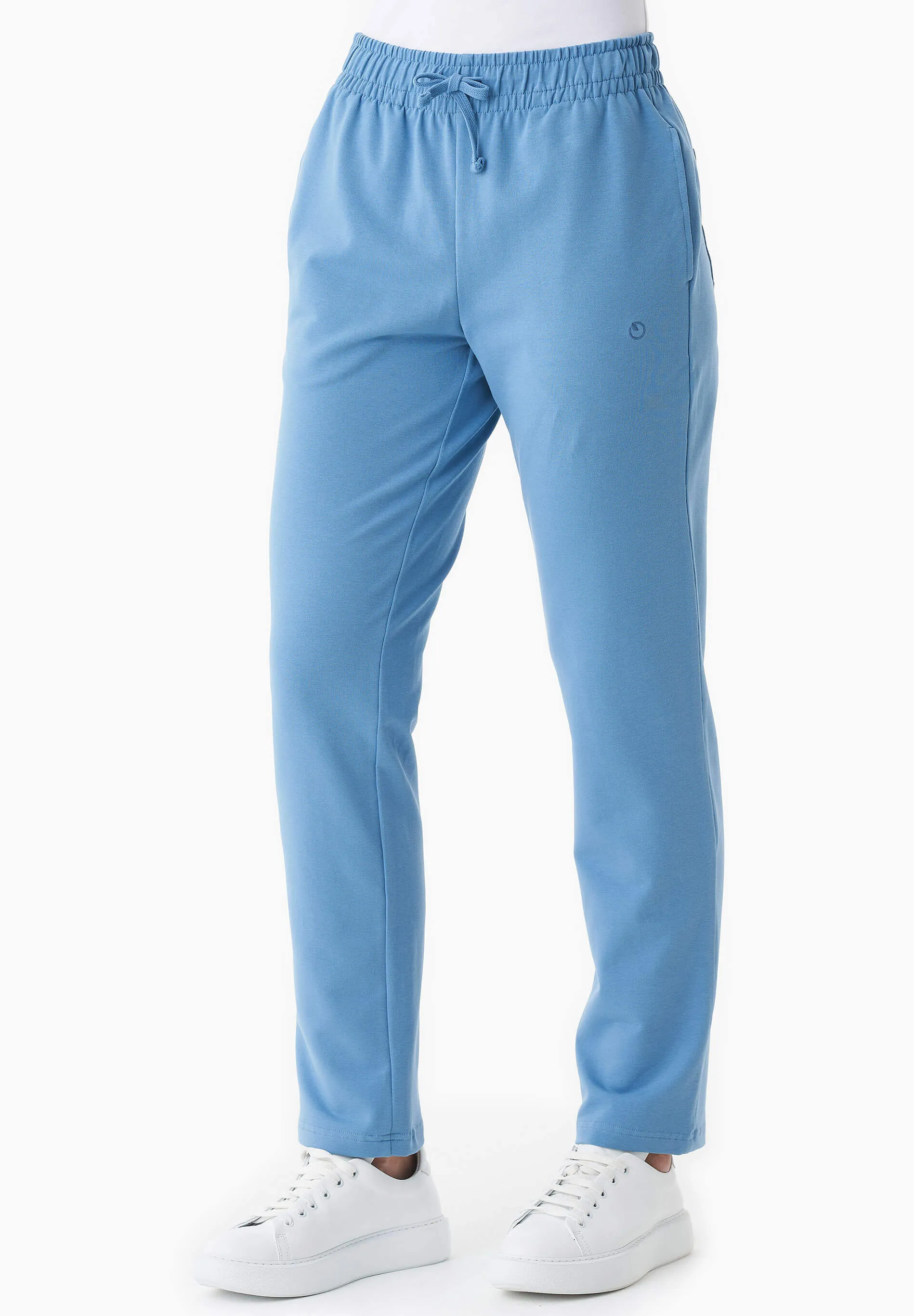 Parrla Light Organic Cotton Sweatpants Blue Fog sold by Ivalo.com product image thumbnail 3