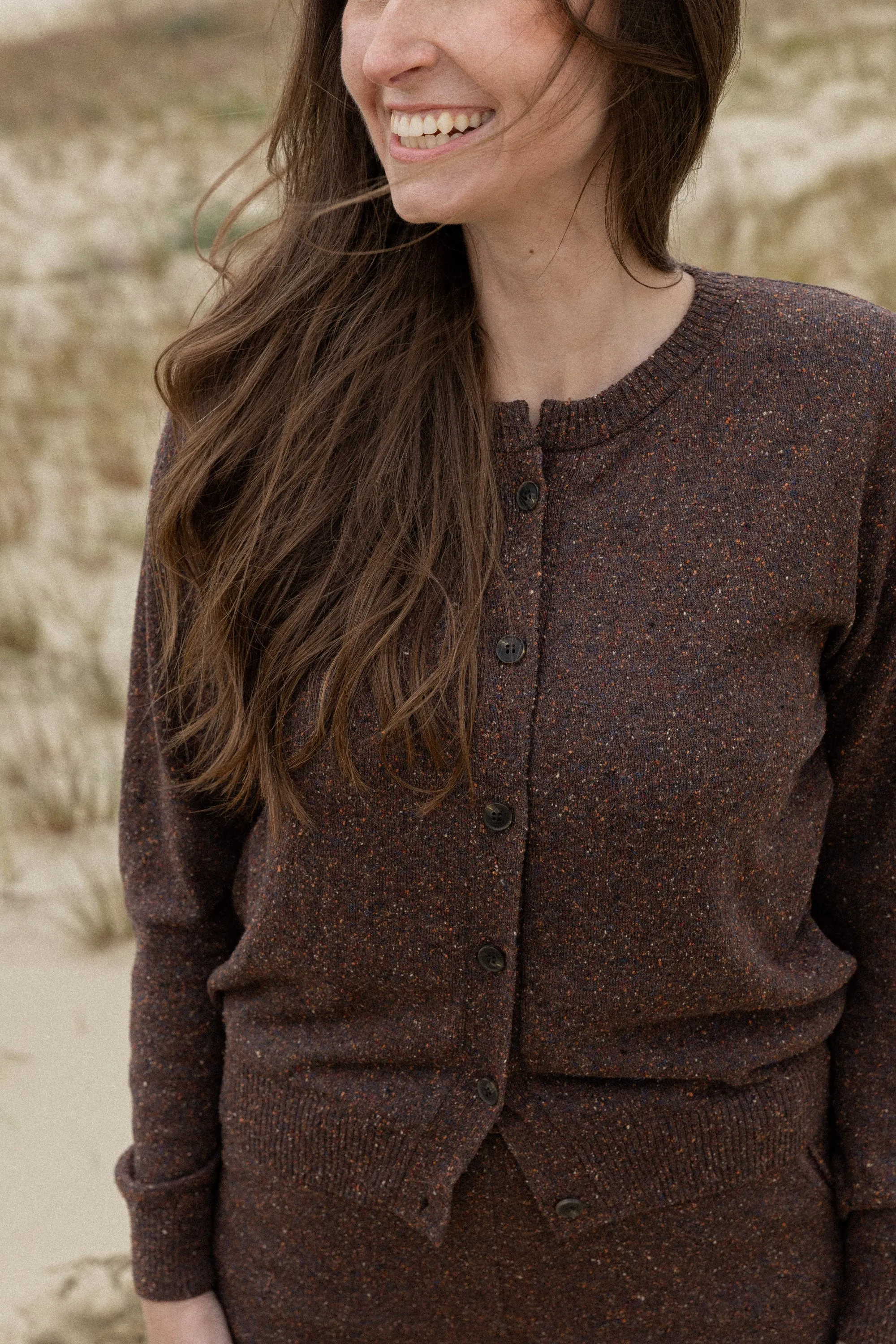 Sabbia Cardigan Chocolate sold by Ivalo.com