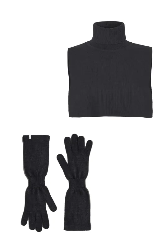 Punto & Via Merino Accessory Set Black sold by Ivalo.com