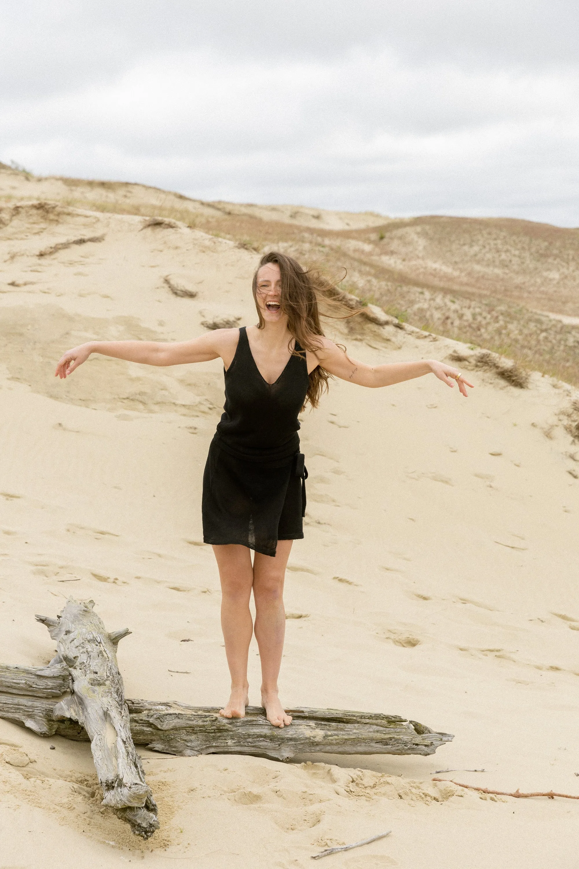 Mare Linen Tank Top Black sold by Ivalo.com product image thumbnail 3