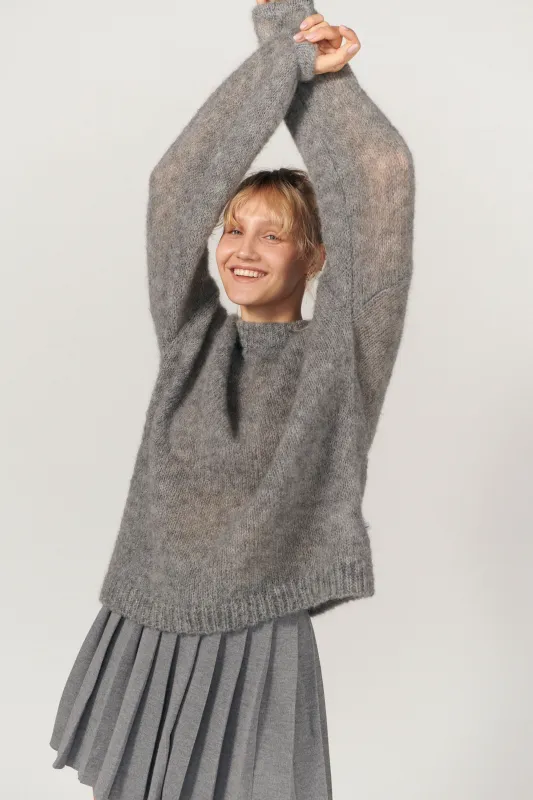 Melody Mohair Jumper Grey sold by Ivalo.com