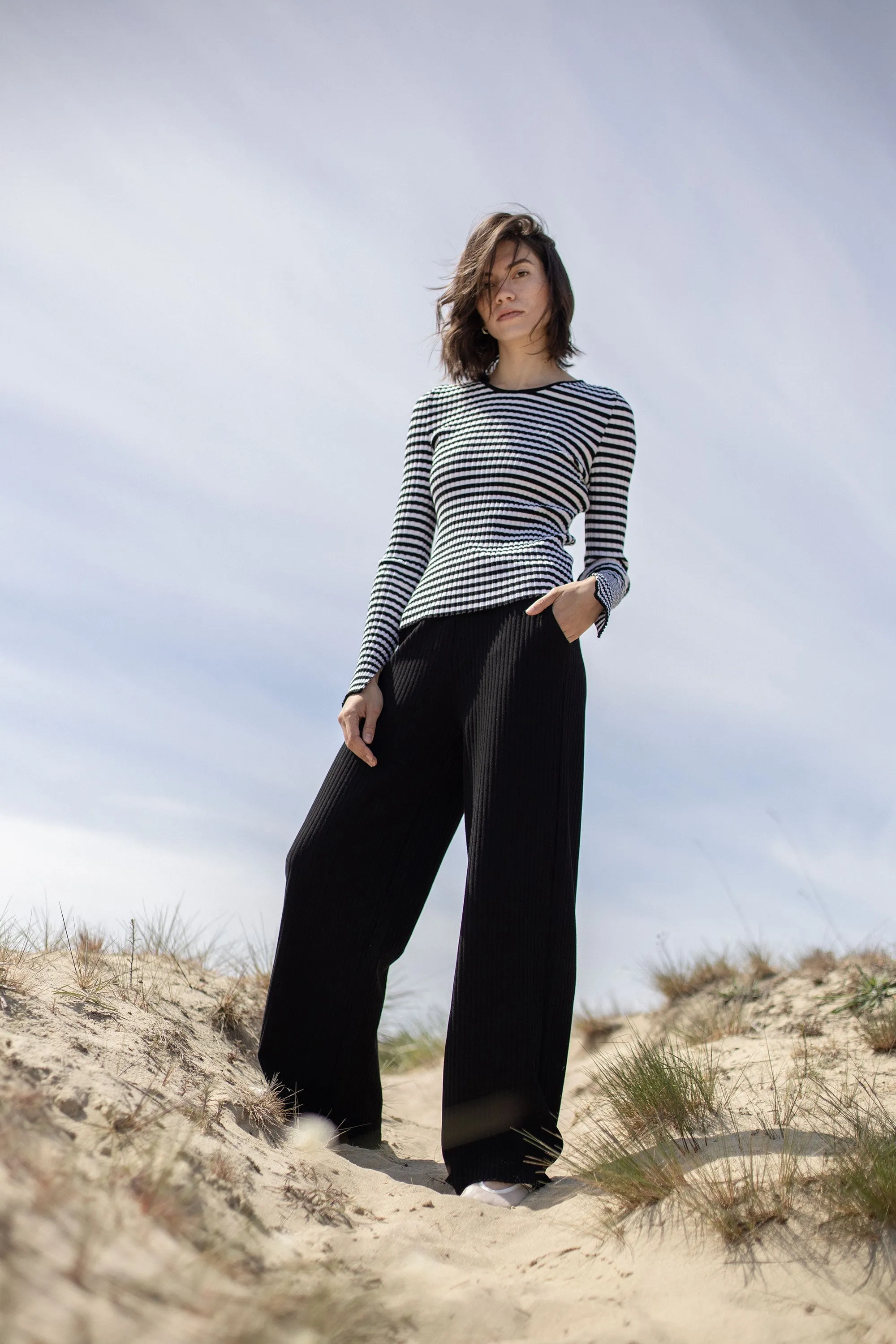 Vera Ribbed Pants Black sold by Ivalo.com product image thumbnail 3