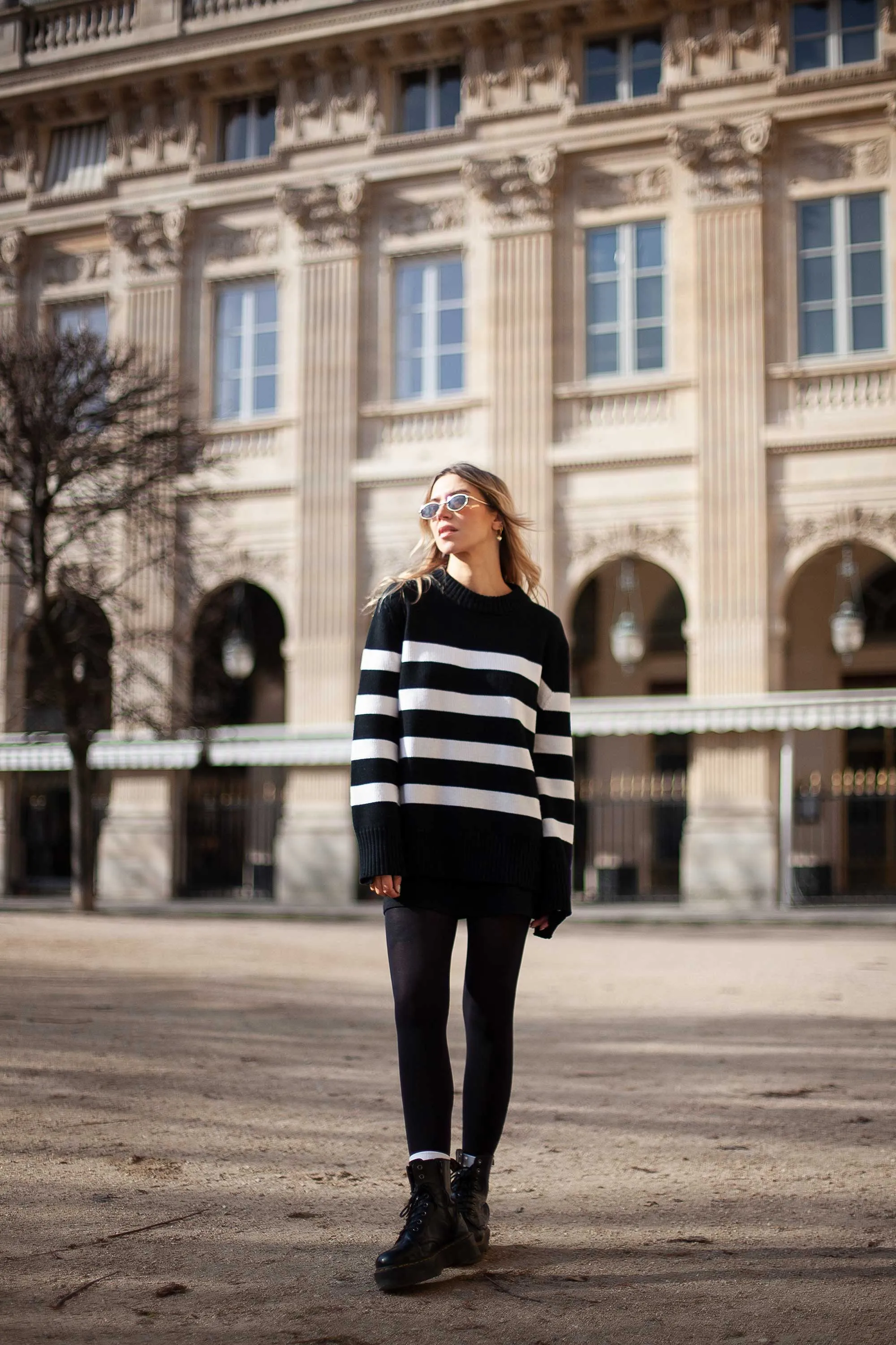 Marina Merino Jumper Black Striped sold by Ivalo.com product image thumbnail 3