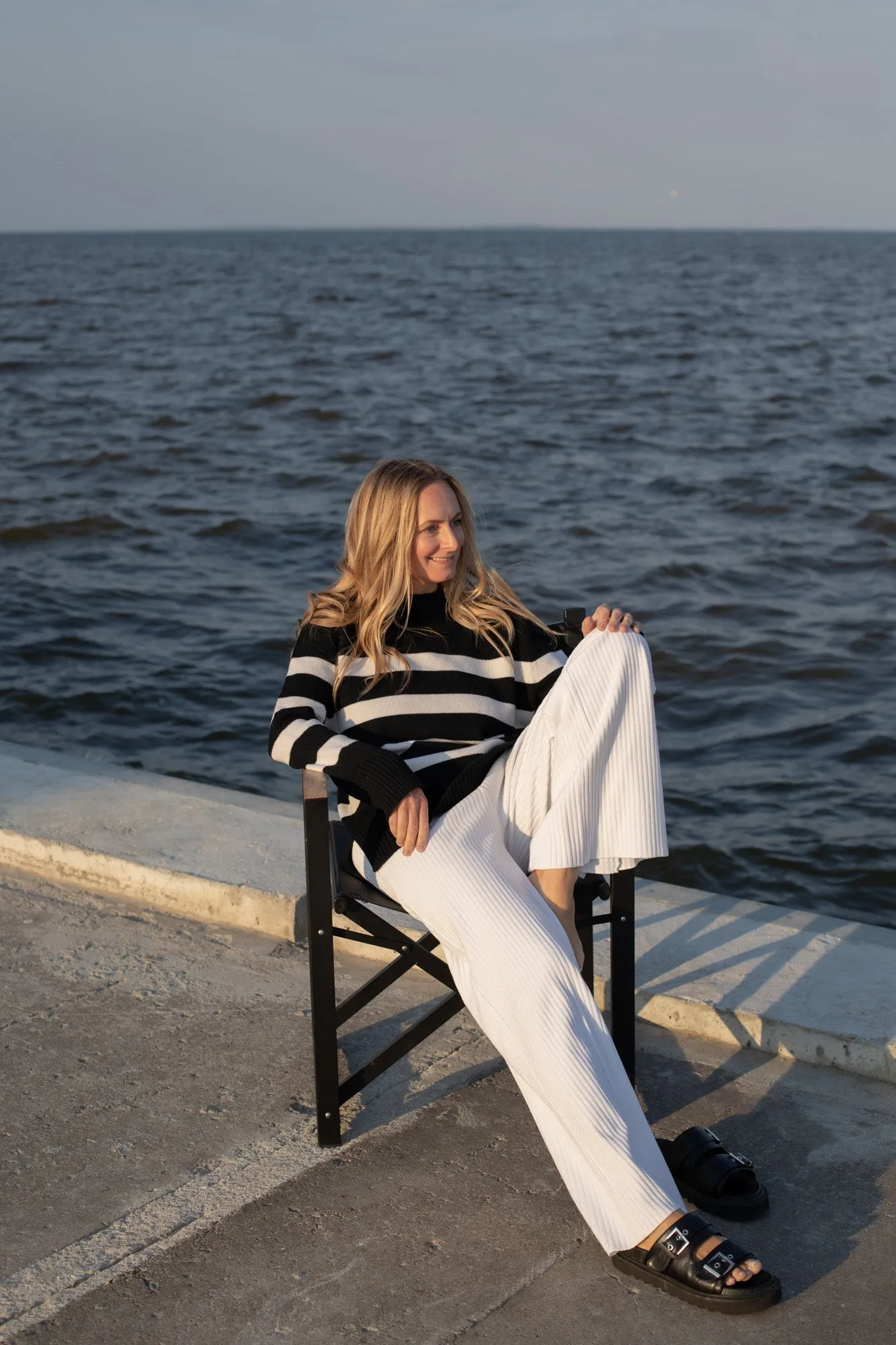 Marina Merino Jumper Black Striped sold by Ivalo.com product image thumbnail 4