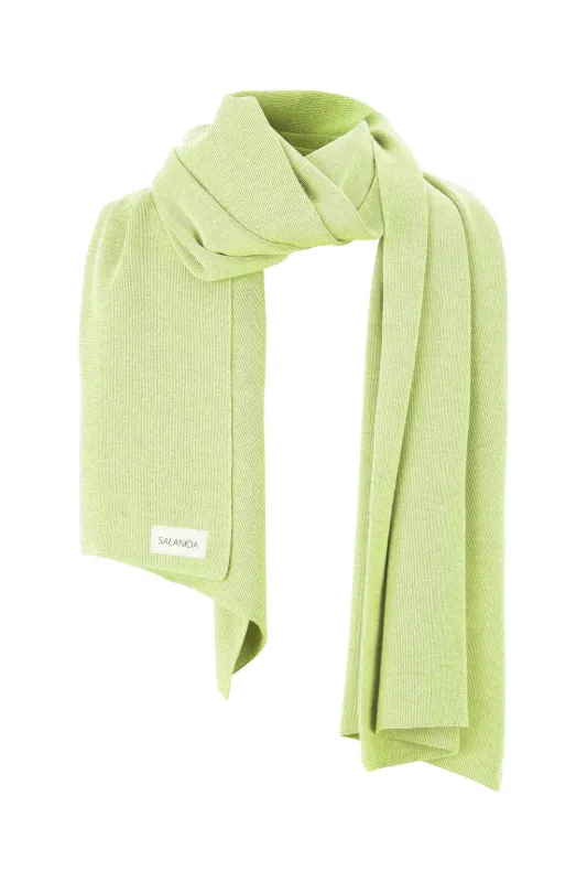 Via 100% Merino Scarf Limone sold by Ivalo.com