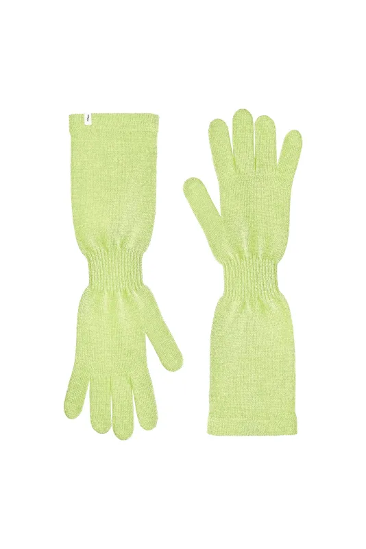 Via Merino Wool Gloves Limone sold by Ivalo.com