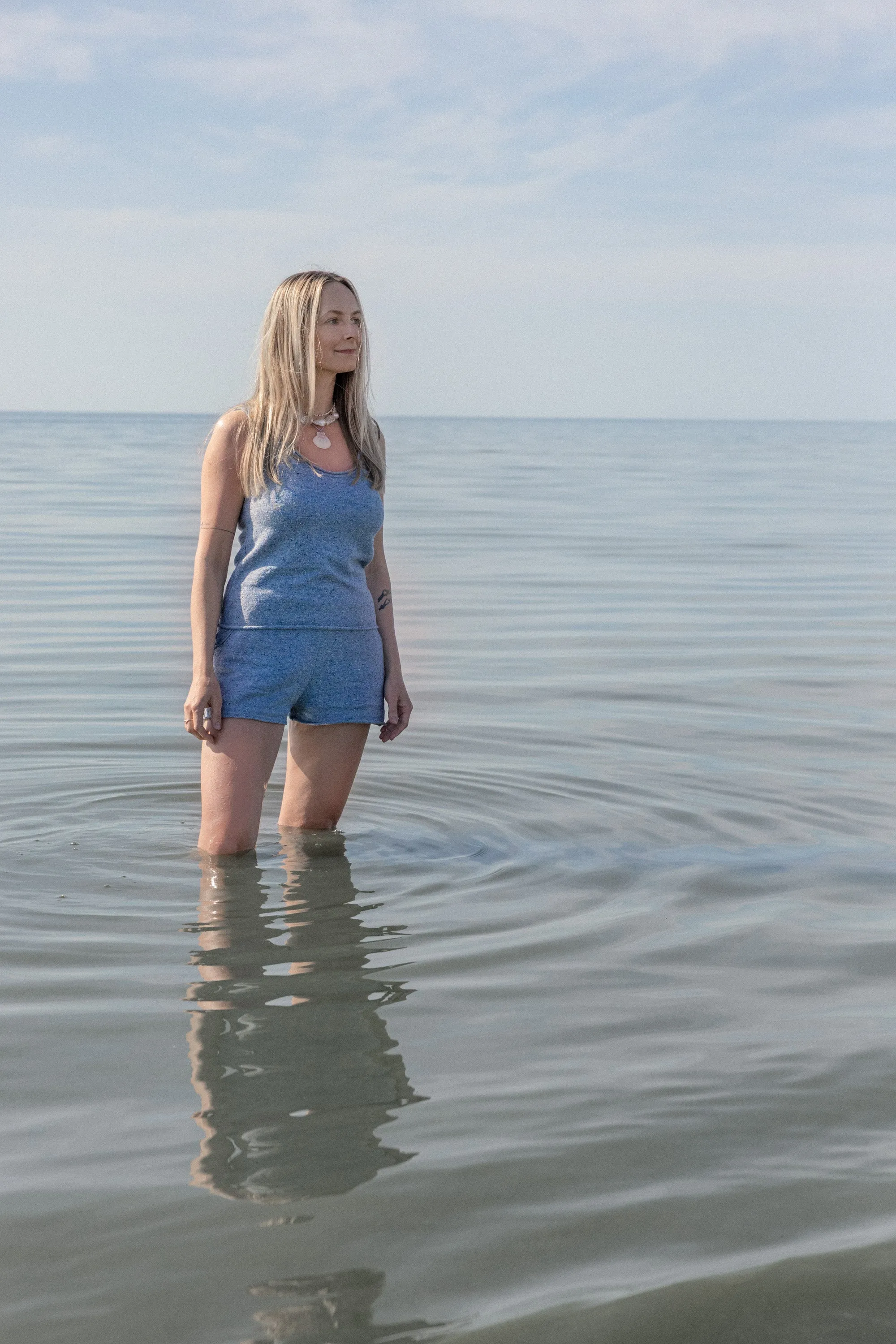 Sabbia Tank Top And Shorts Set Light Blue sold by Ivalo.com