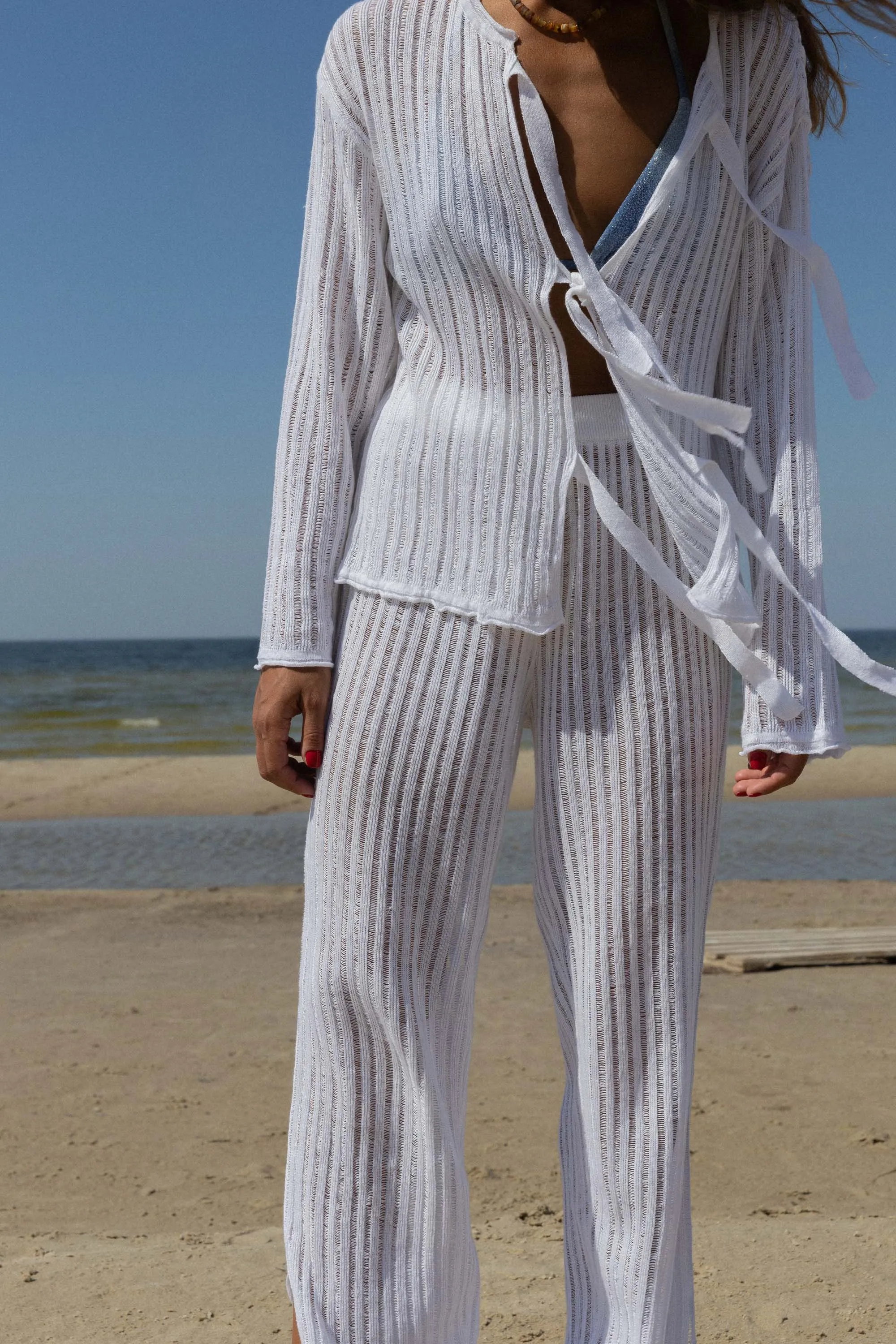 Sole Linen Co-ord White sold by Ivalo.com product image thumbnail 3