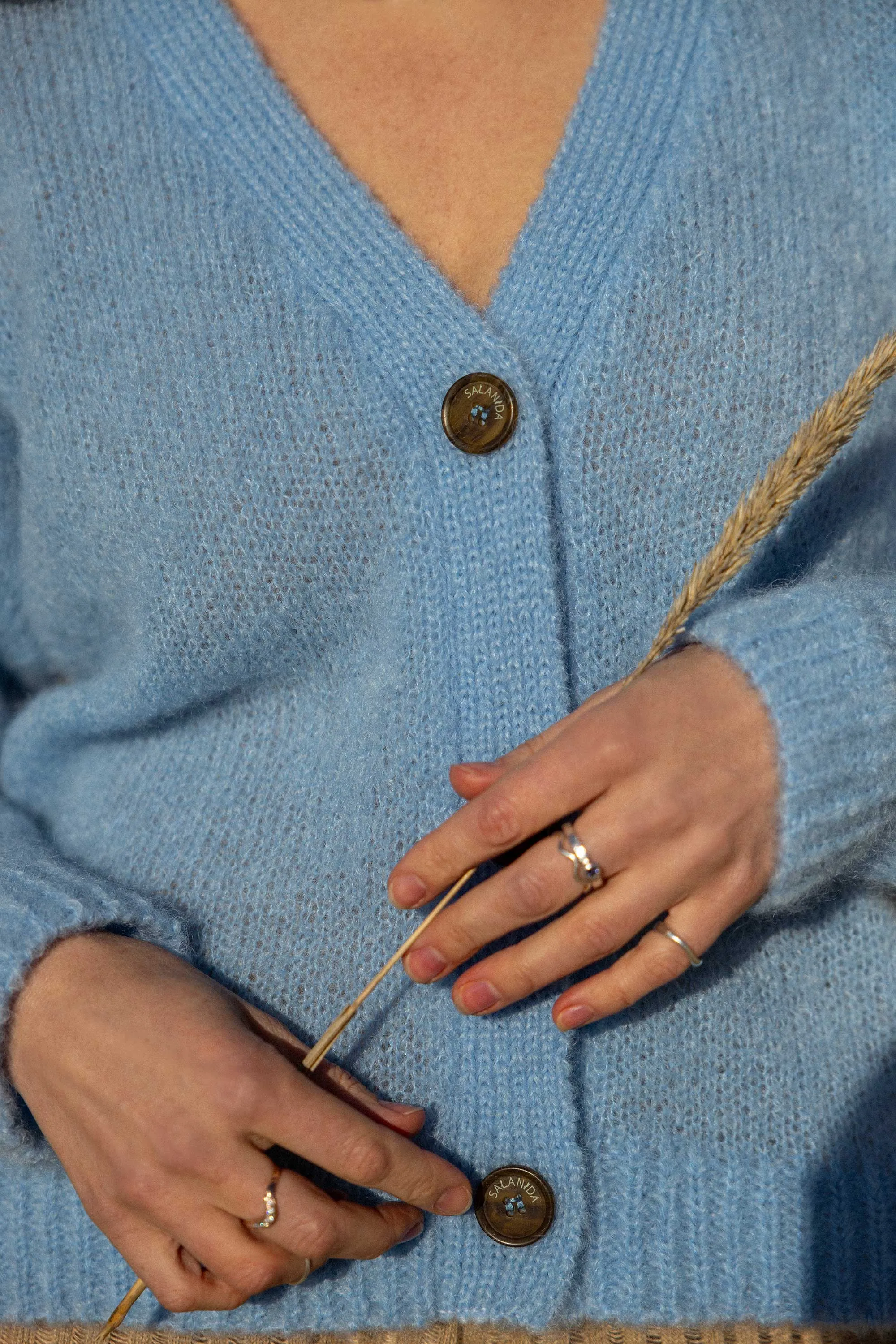 Melody Mohair Cardigan Sky Blue sold by Ivalo.com product image thumbnail 5