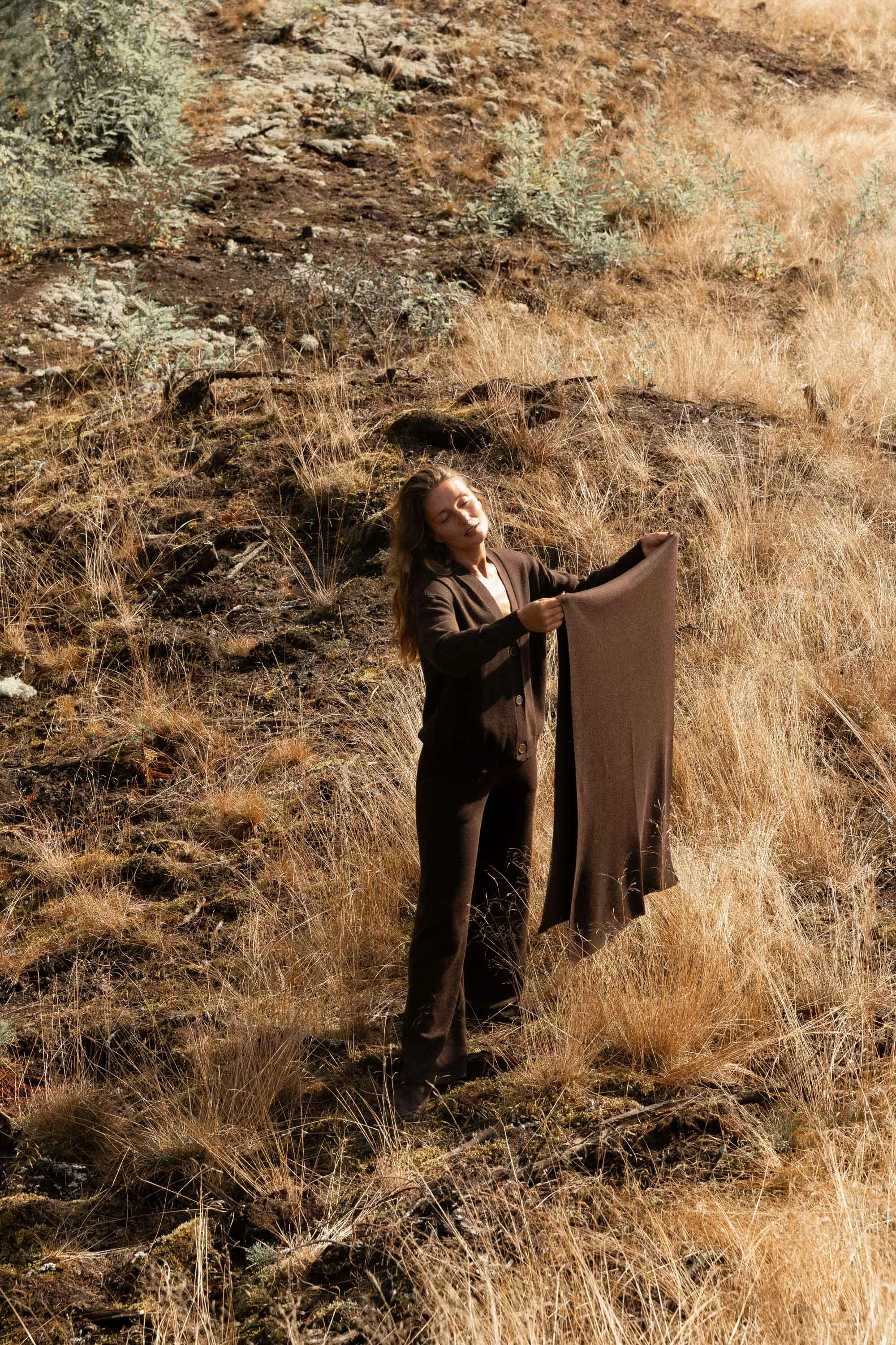 Bene Merino Wide Pants Chocolate sold by Ivalo.com product image thumbnail 3