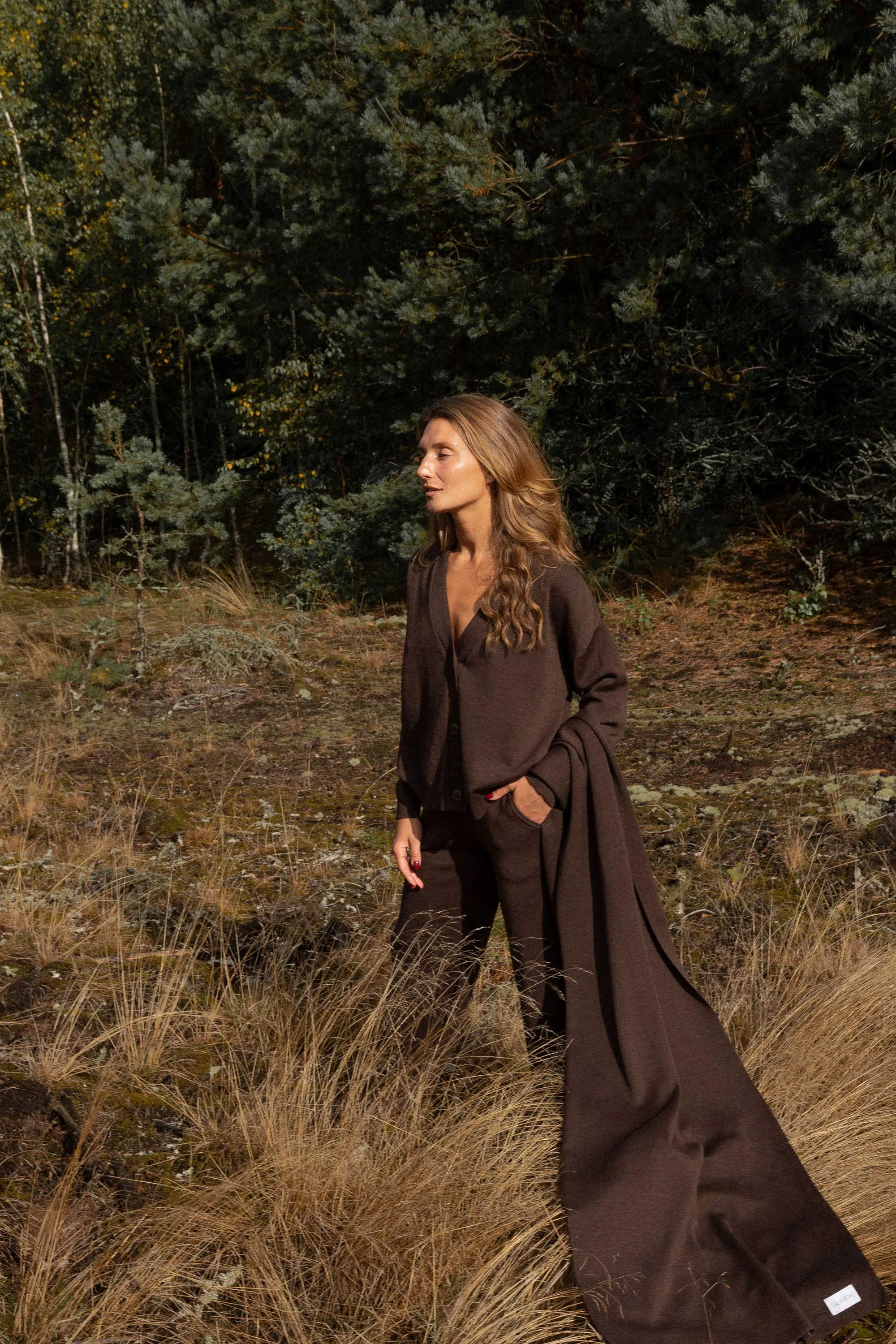 Bene Merino Wide Pants Chocolate sold by Ivalo.com product image thumbnail 5